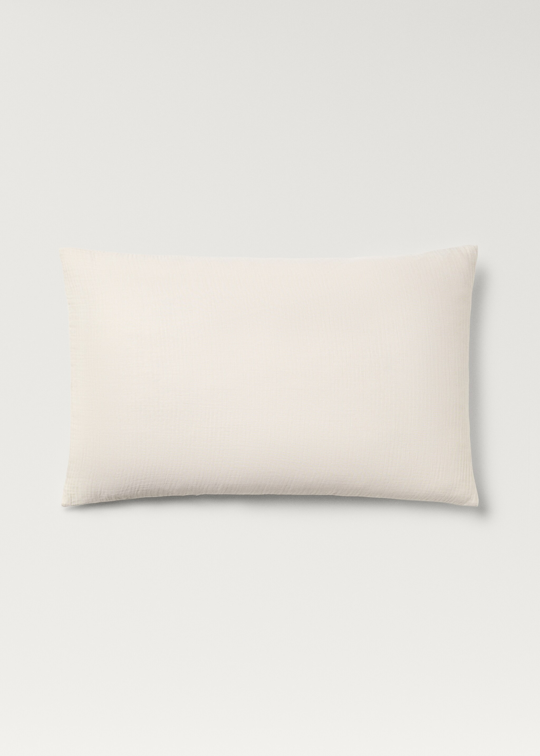 Zwei Kopfkissenbezüge aus Baumwoll-Chiffon, 50 x 75 cm - Artikel ohne Model
