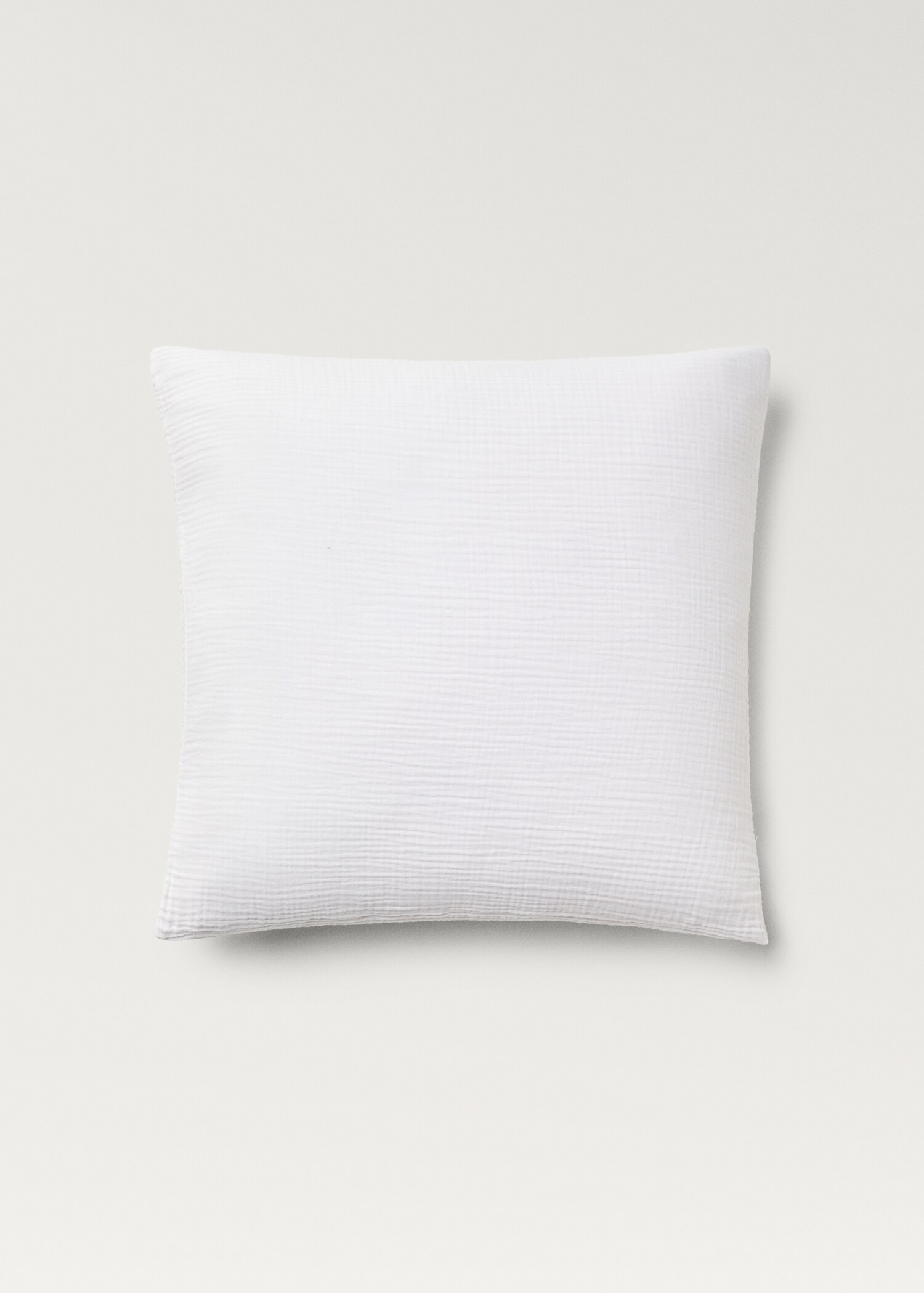 Zwei Kopfkissenbezüge aus Baumwoll-Chiffon, 60 x 60 cm - Artikel ohne Model