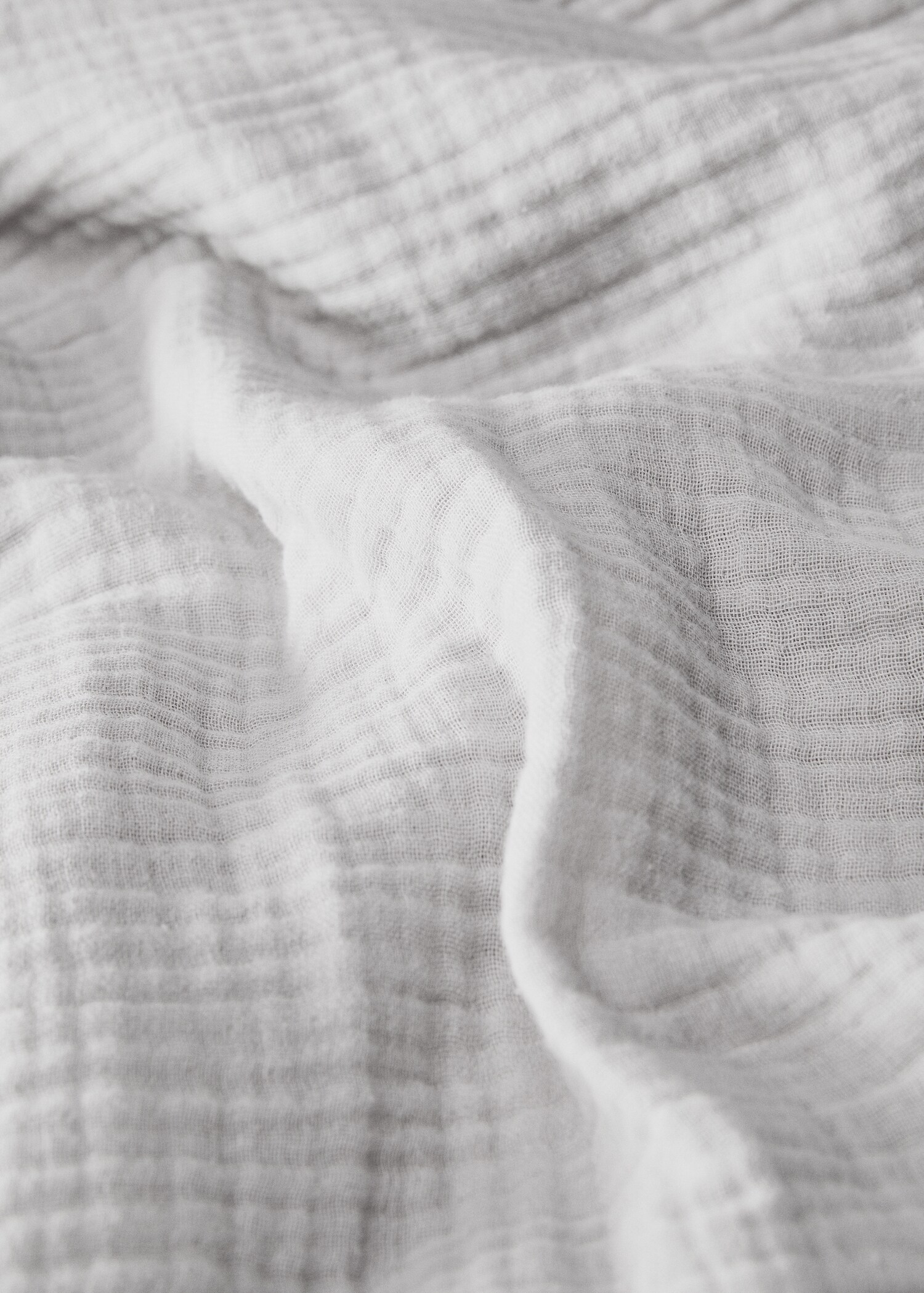 Cotton gauze duvet cover for 135/140 cm bed - Medium plane
