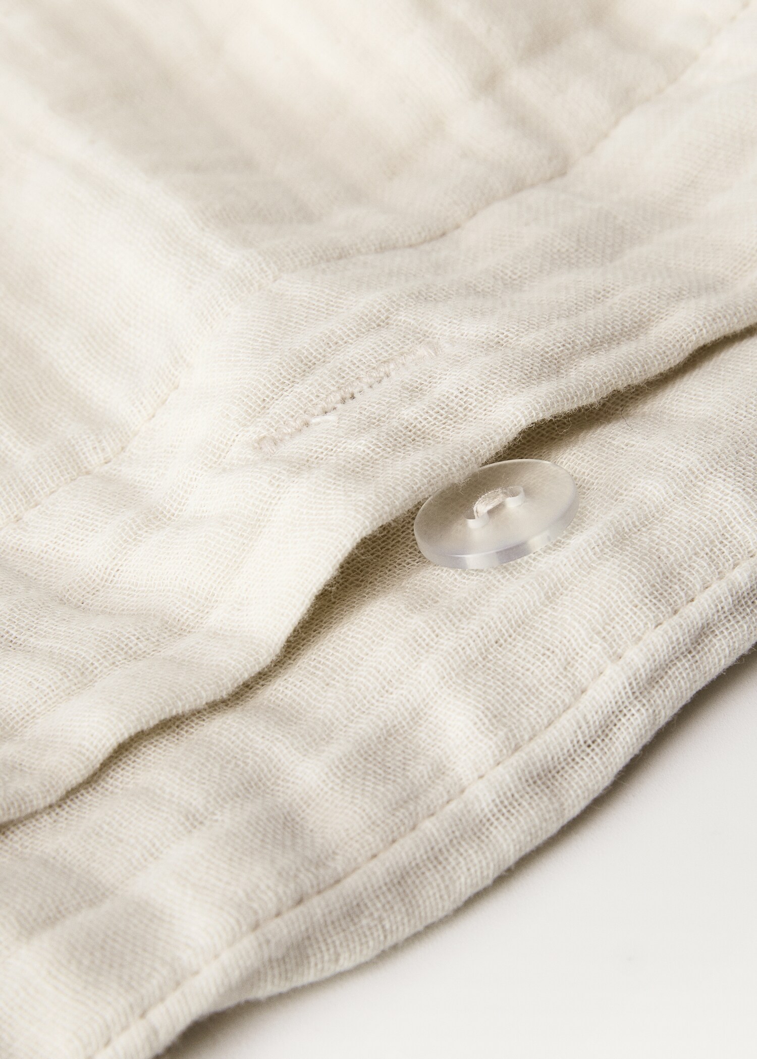Chiffon katoenen dekbedovertrek Bed 150/160 cm - Detail van het artikel 2