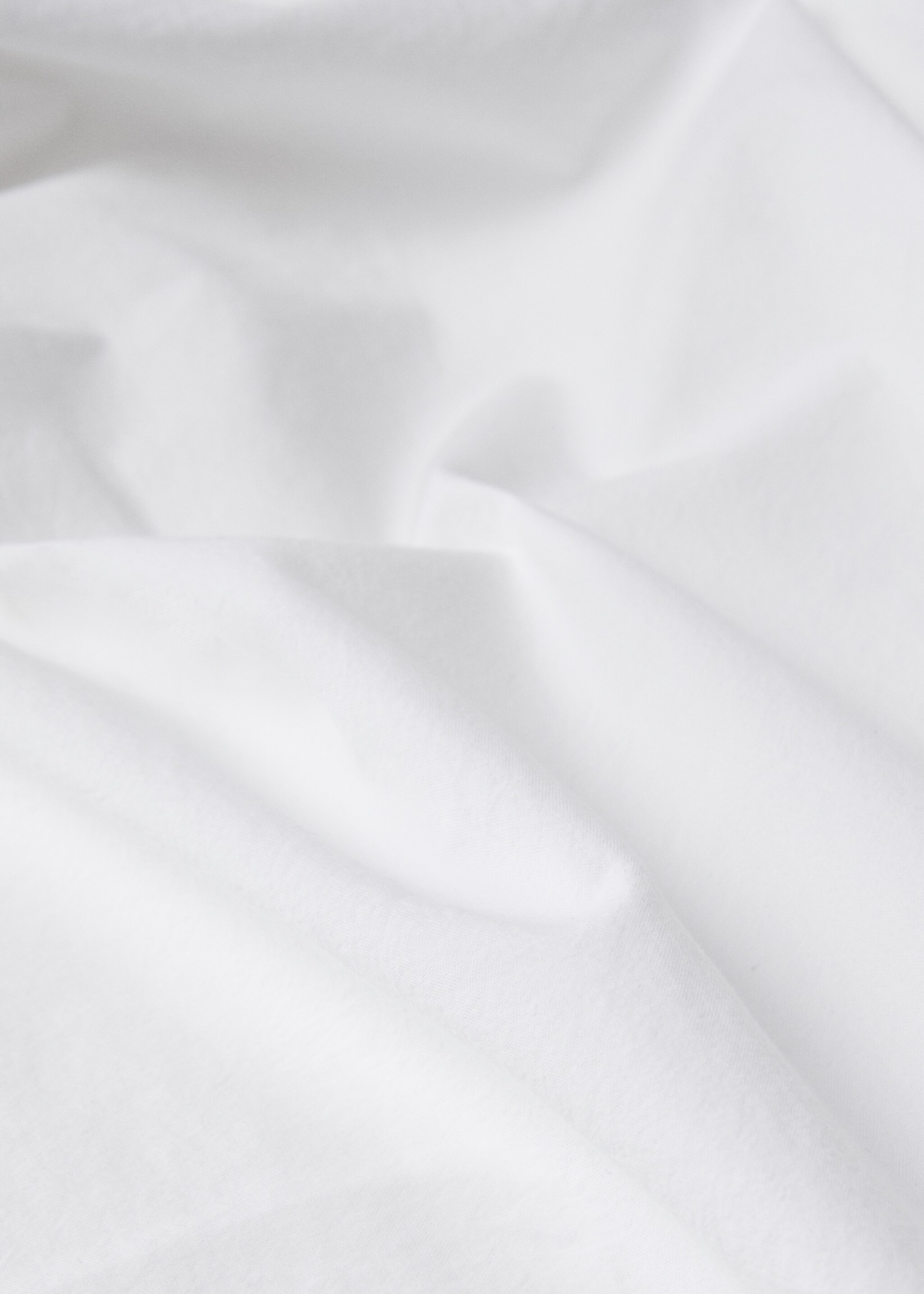 Washed cotton duvet cover with linen ruffle for 90 cm bed - Details of the article 2