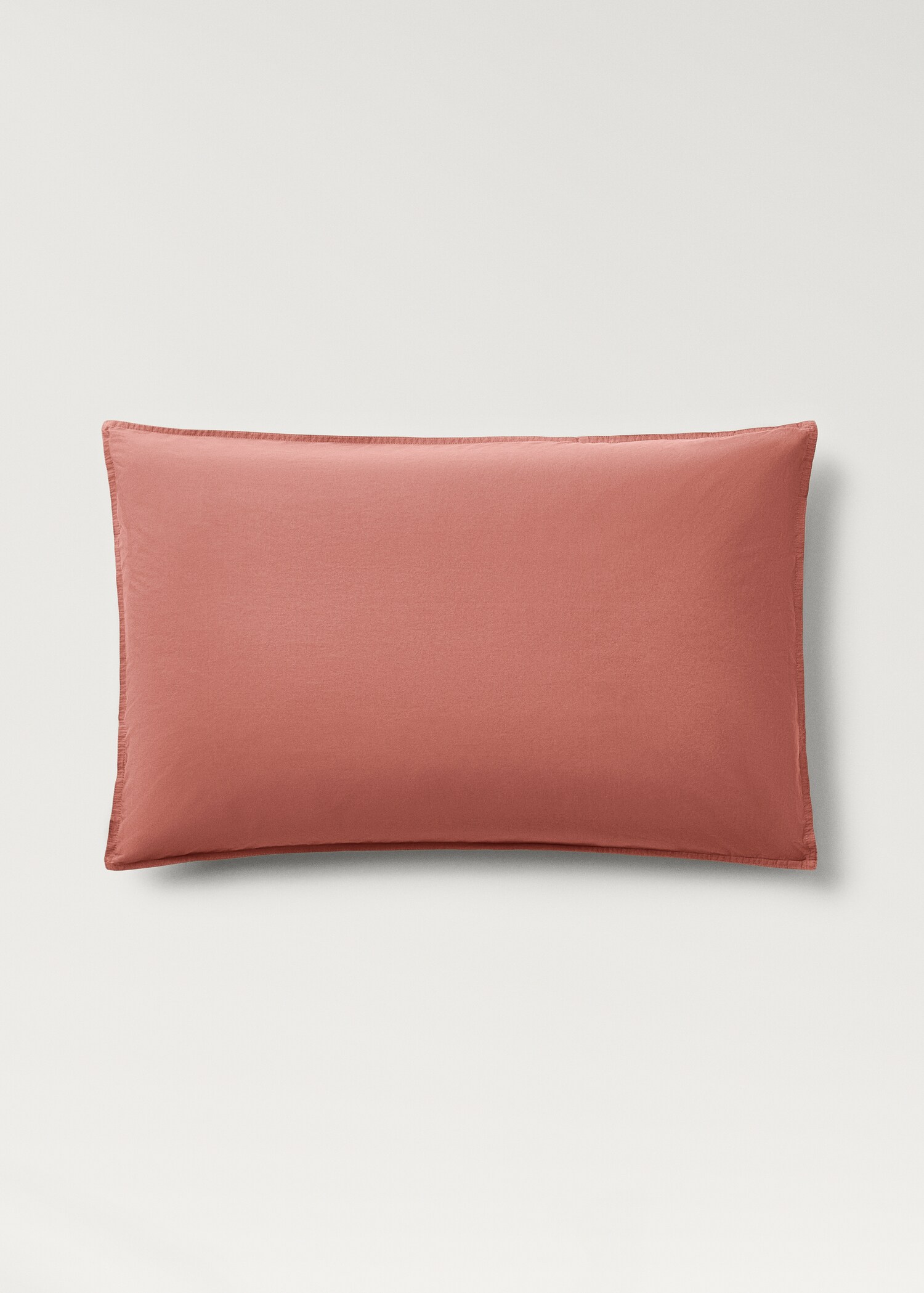 Two cotton poplin double-stitched pillowcases 50x75 cm - Article without model