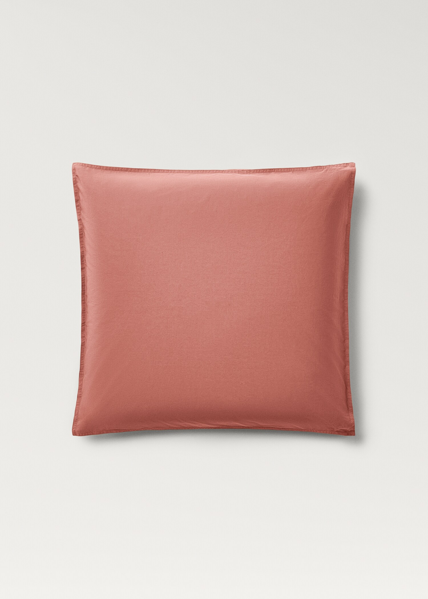 Dos fundas almohada algodón popelín doble pespunte 60x60 cm - Artículo sin modelo