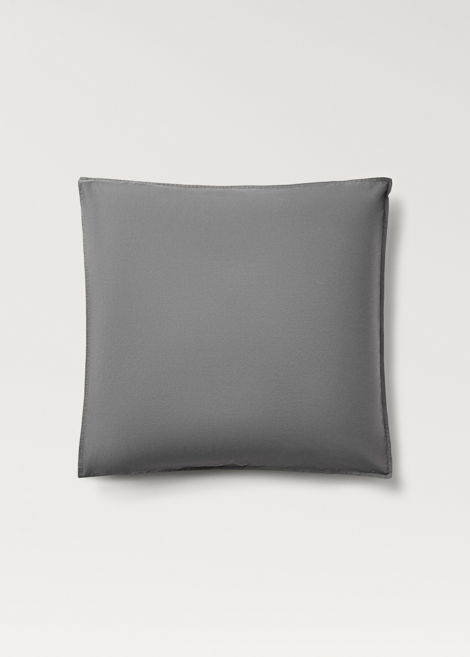 Dos fundas almohada algodón popelín doble pespunte 60x60 cm - Artículo sin modelo