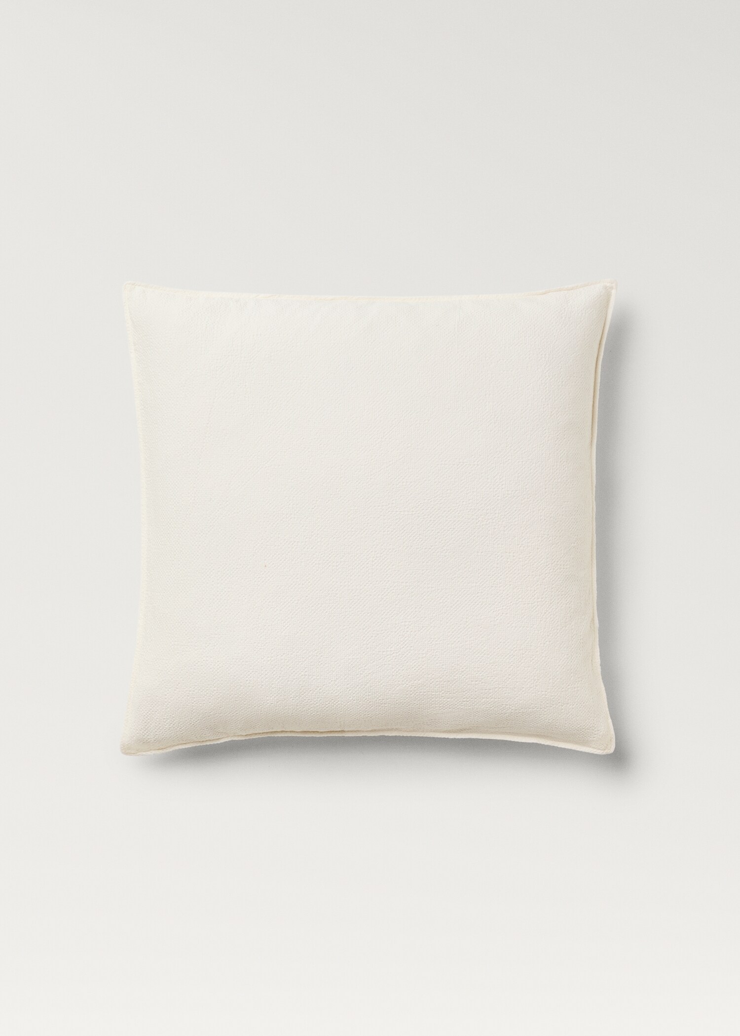 İki adet dokulu perkal pamuklu yastık kılıfı 60x60 cm - Modelsiz ürün