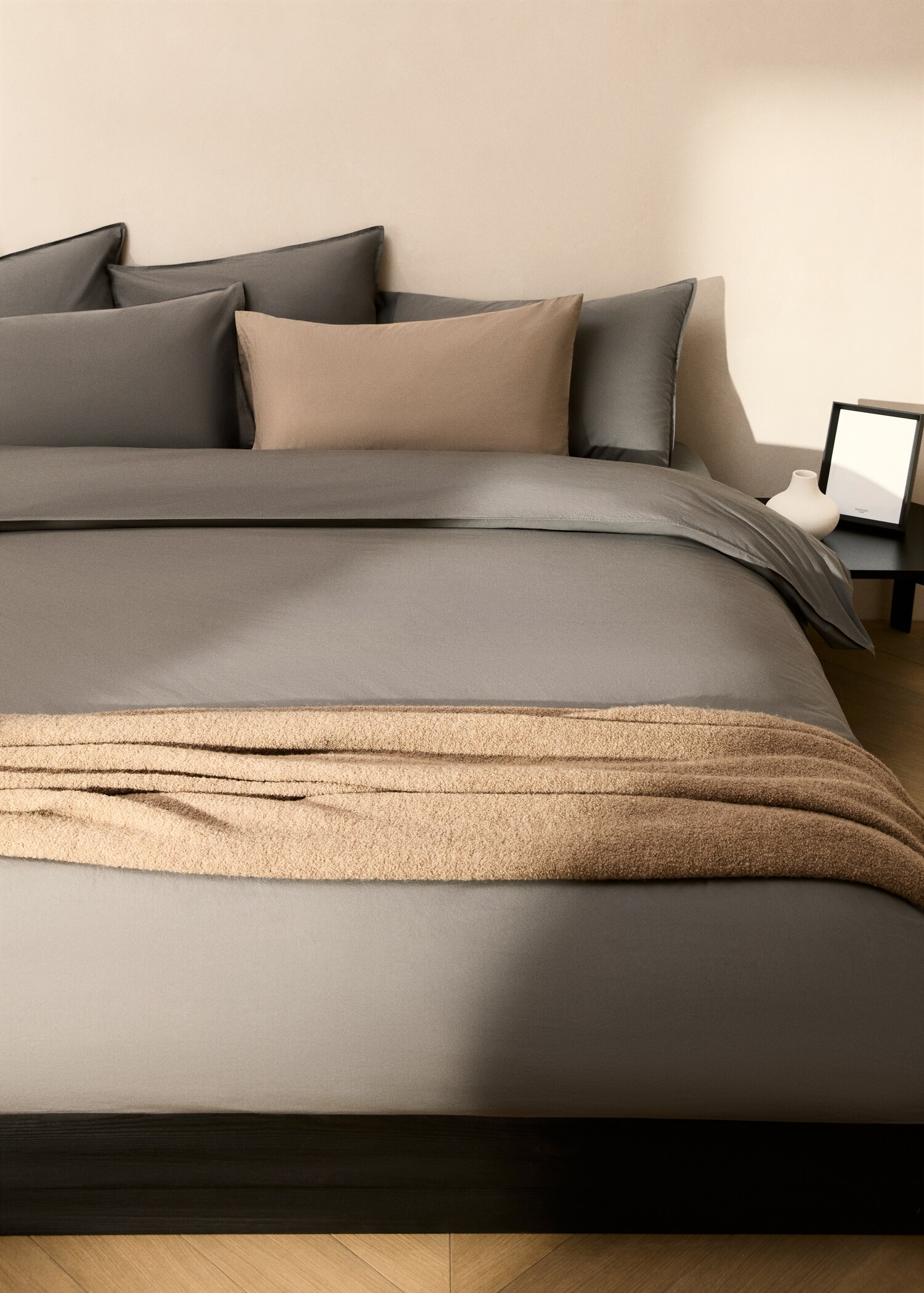 Dekbedovertrek van popelinekatoen met dubbel stiksel, bed 135/140 cm - Detail van het artikel 8