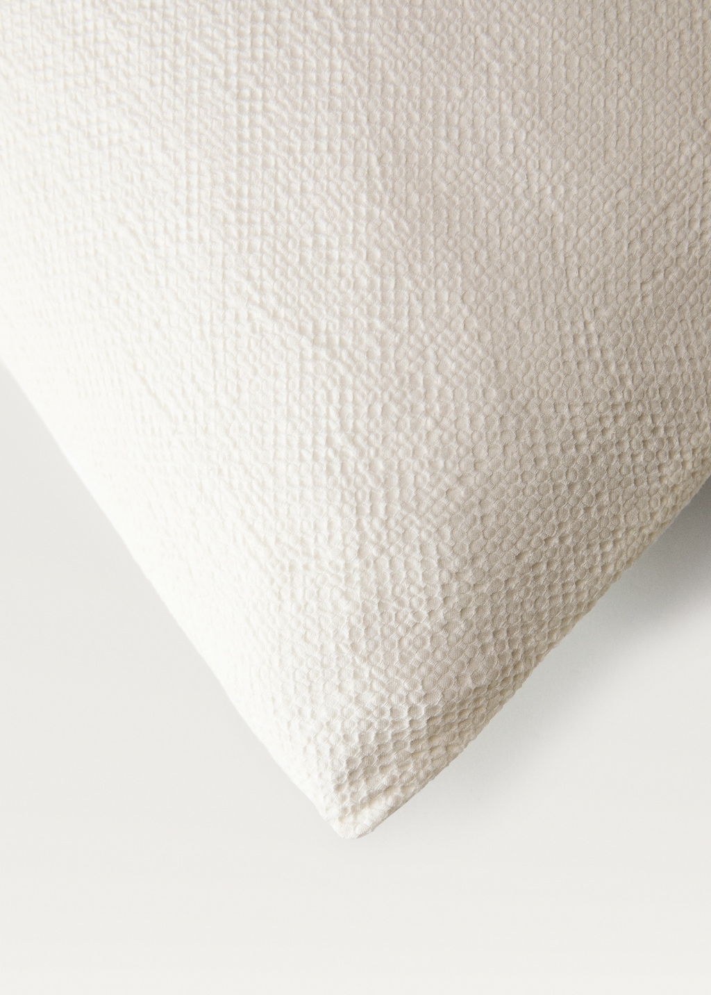 Percale cotton textured duvet cover for 90 cm bed