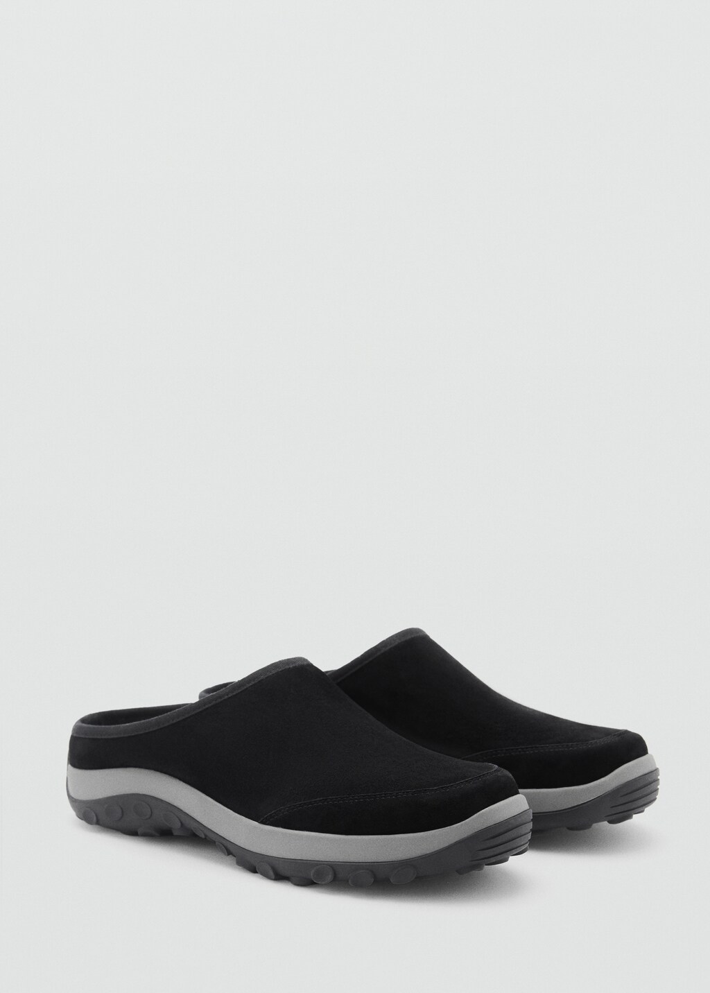 Leather clogs with track sole - image 3