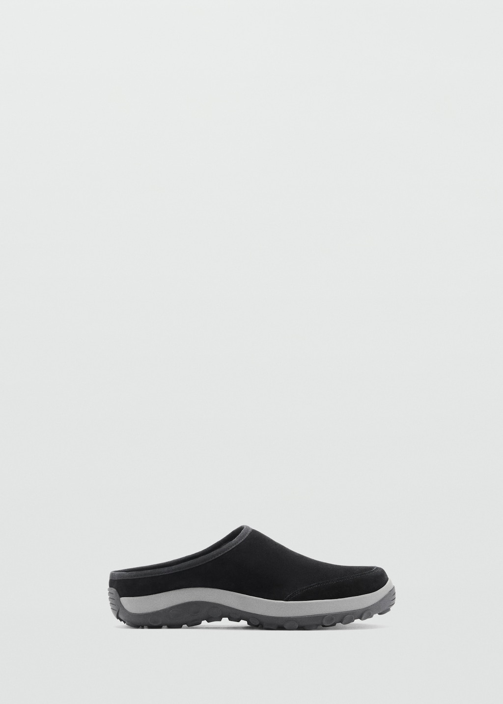Leather clogs with track sole - image 2
