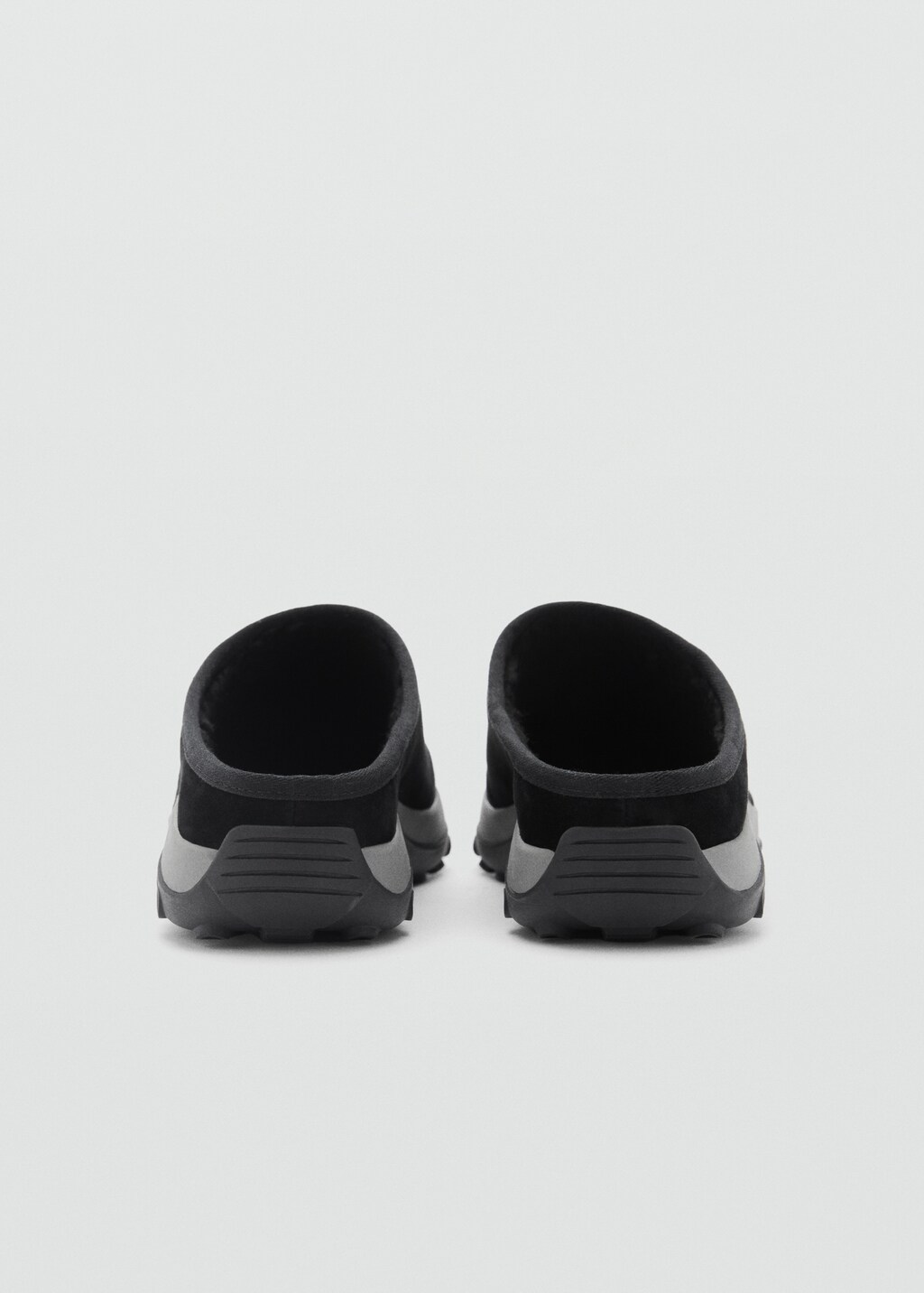 Leather clogs with track sole - image 4