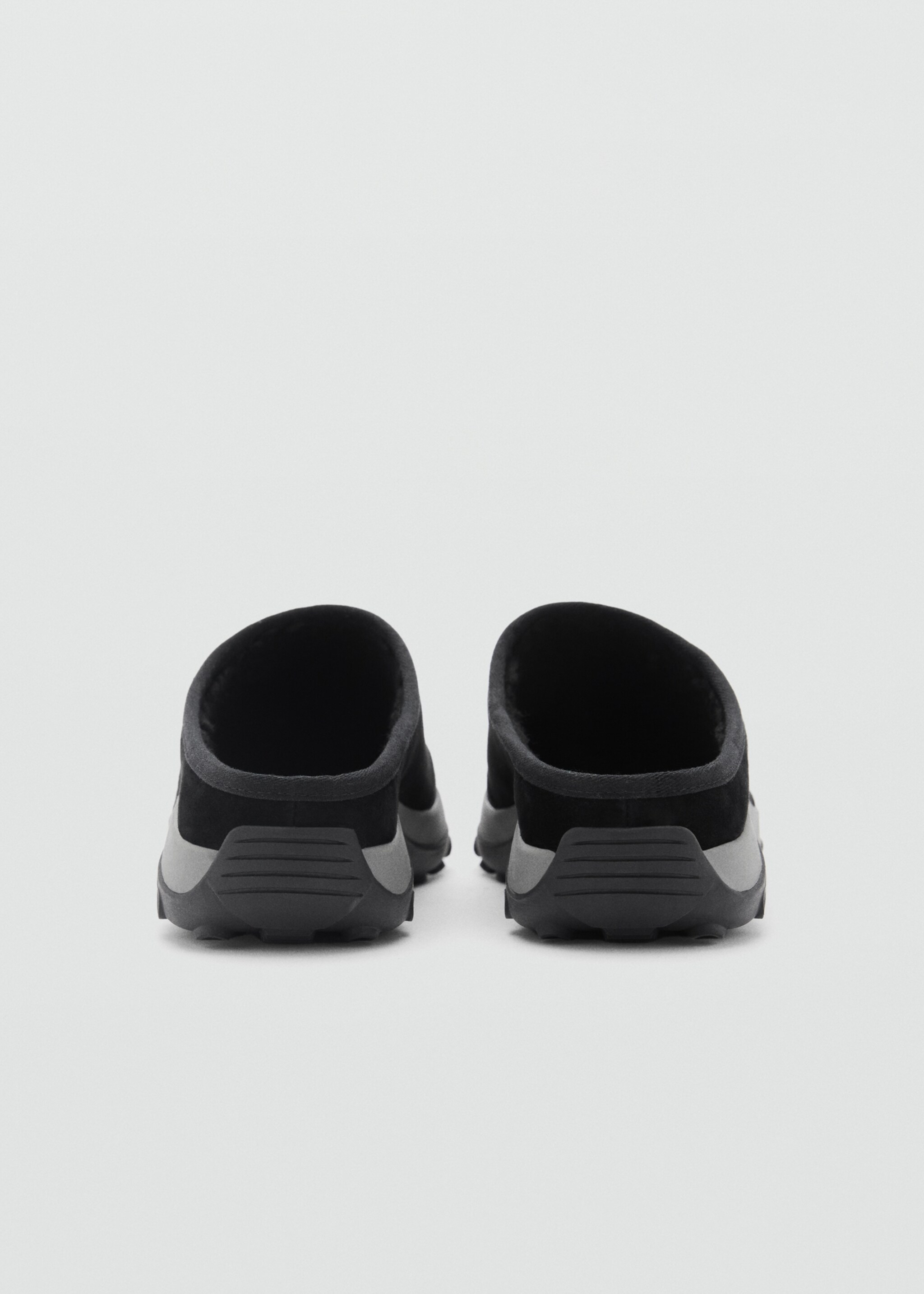 Leather clogs with track sole - Details of the article 1