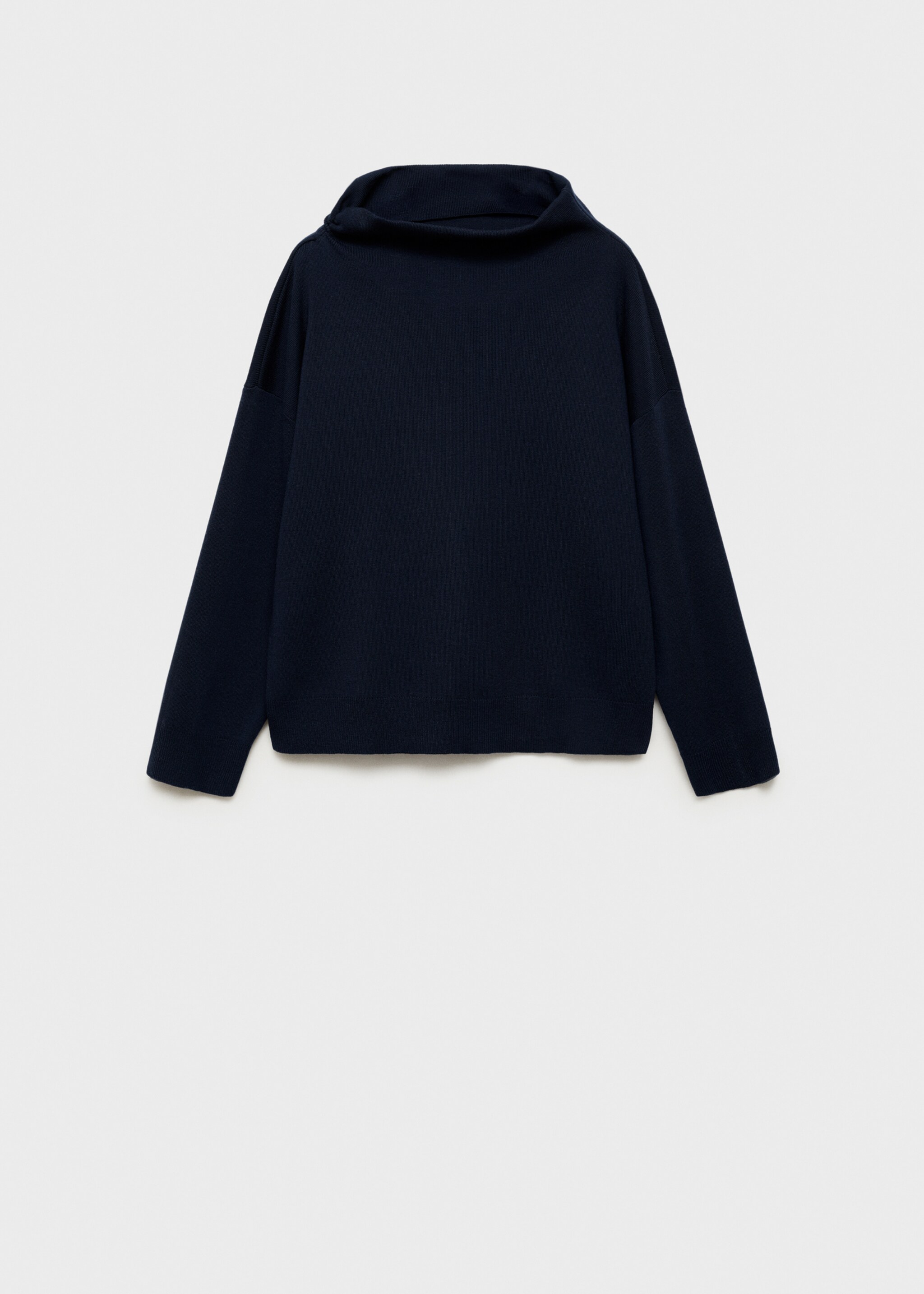 Pull-over maille col asymétrique - Article sans modèle