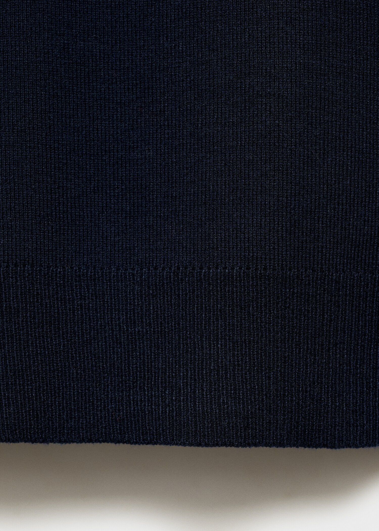 Knitted sweater with asymmetrical neck - Details of the article 0