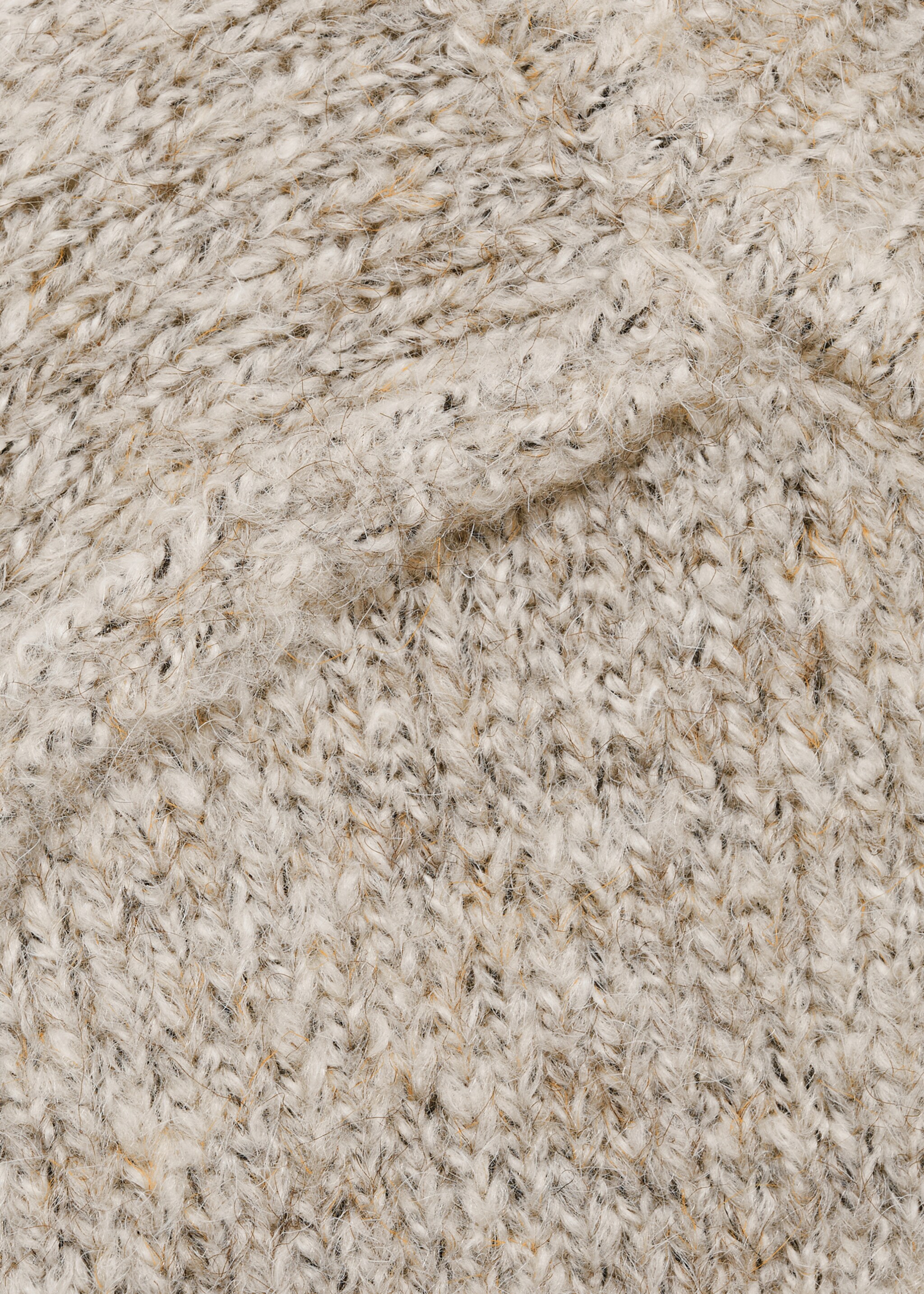 Knitted sweater with perkins neck - Details of the article 8