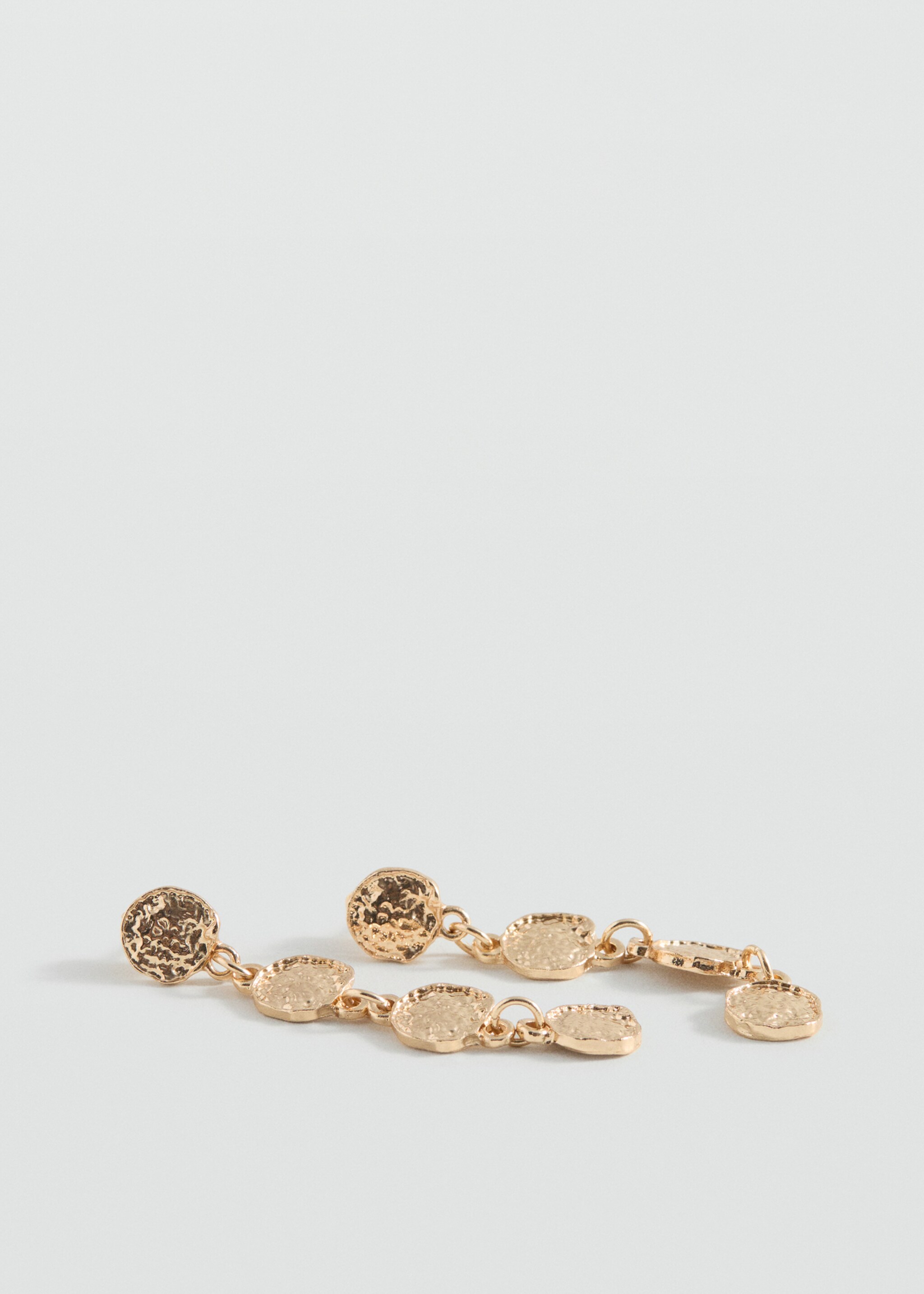 Long coin earrings - Medium plane