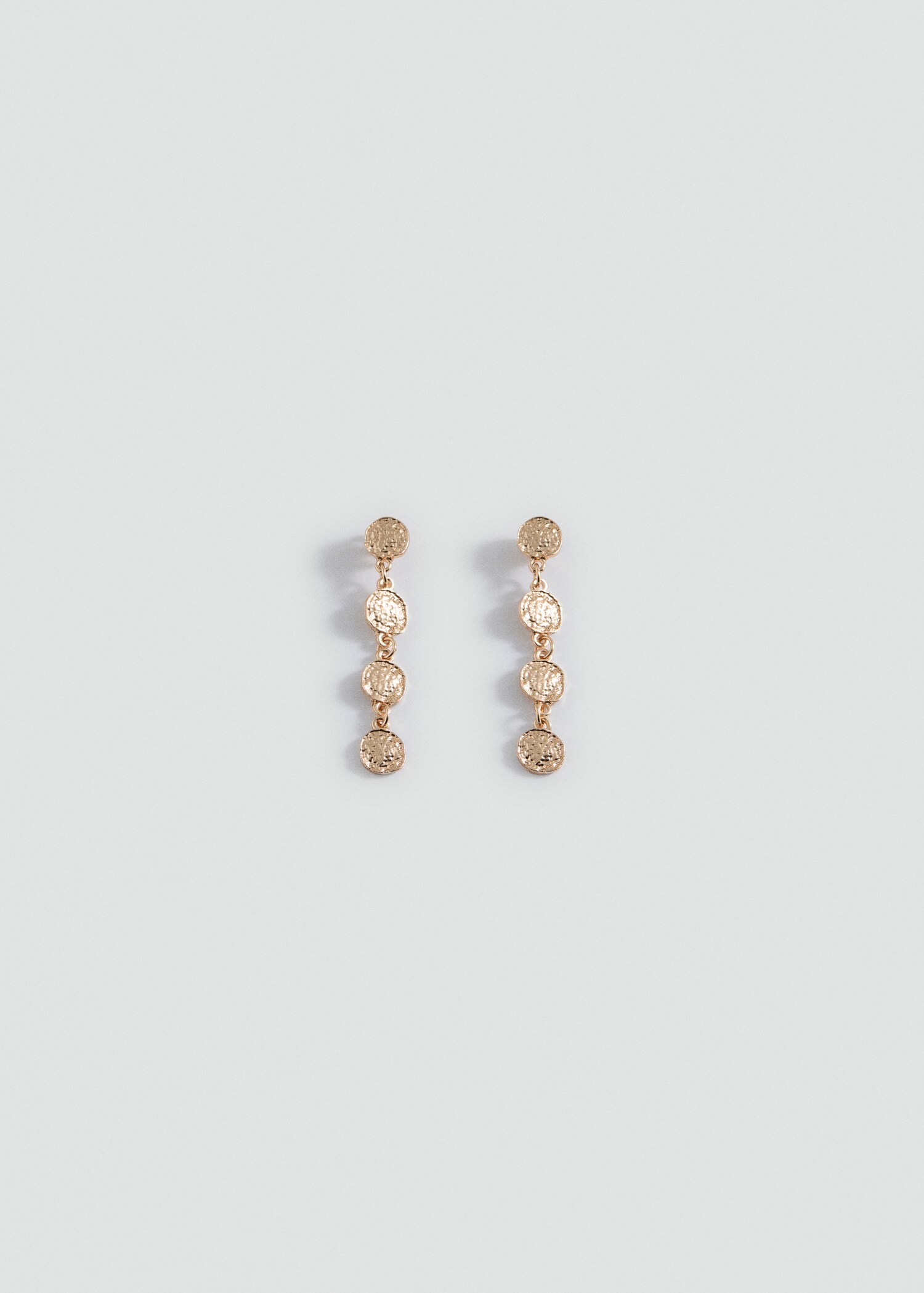 Long coin earrings - Article without model
