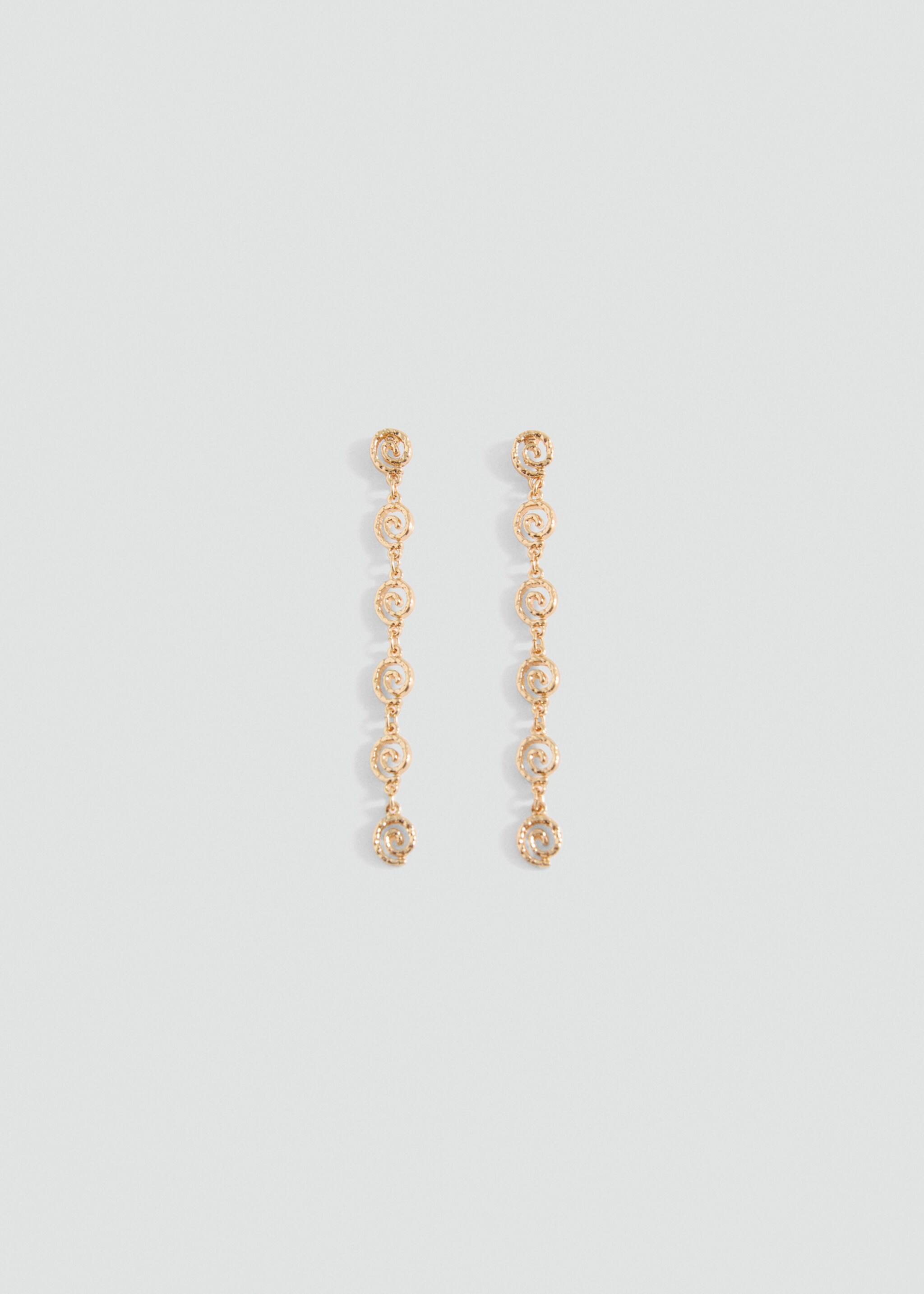 Long spiral earrings - Article without model