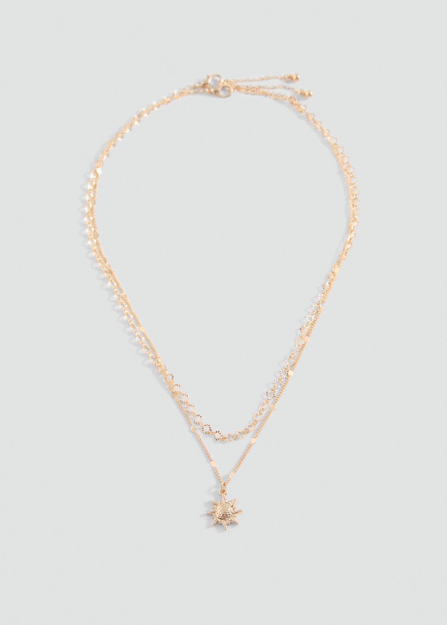 Double chain necklace - Article without model