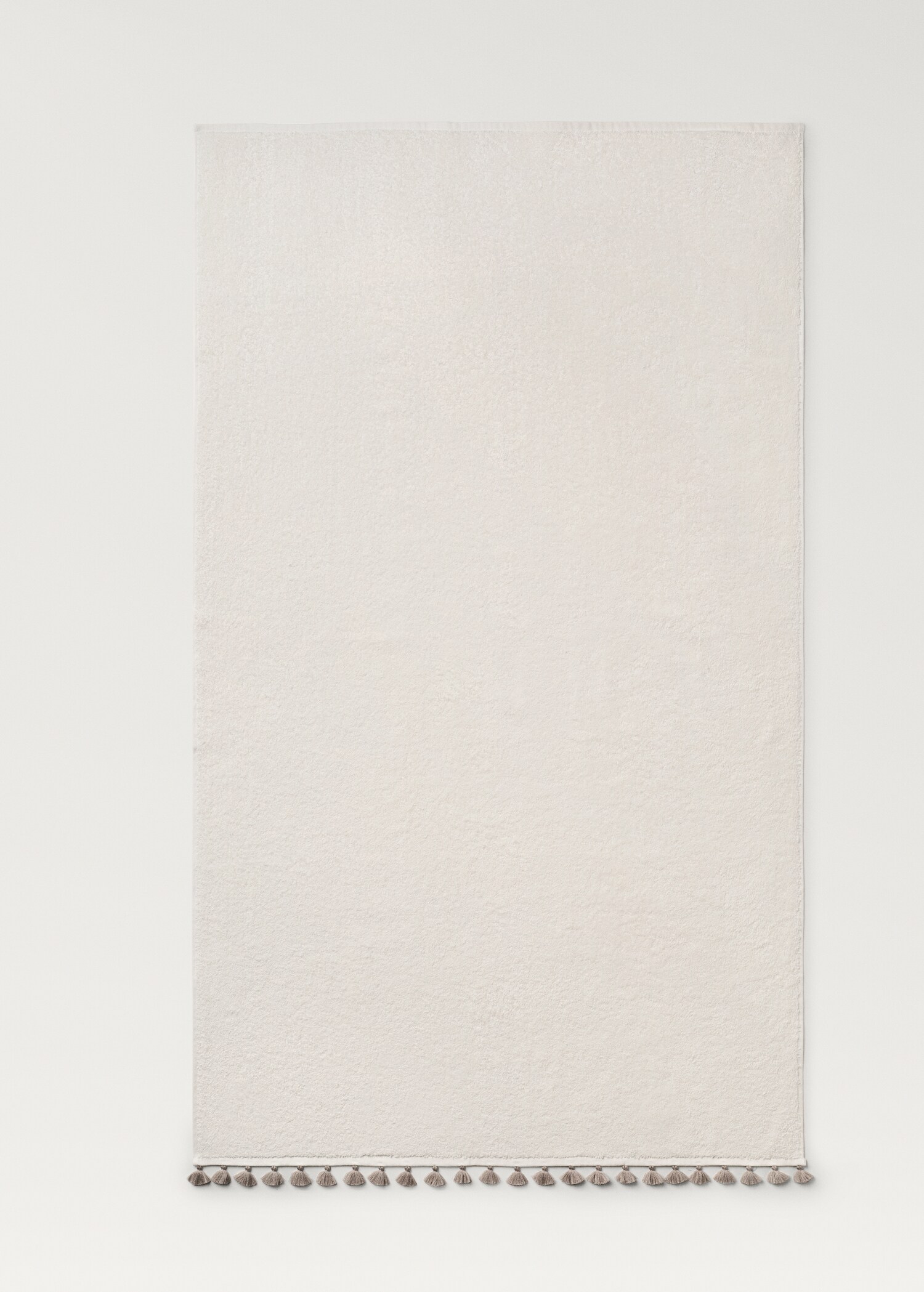 Contrasting pom-pom bath towel - Details of the article 4