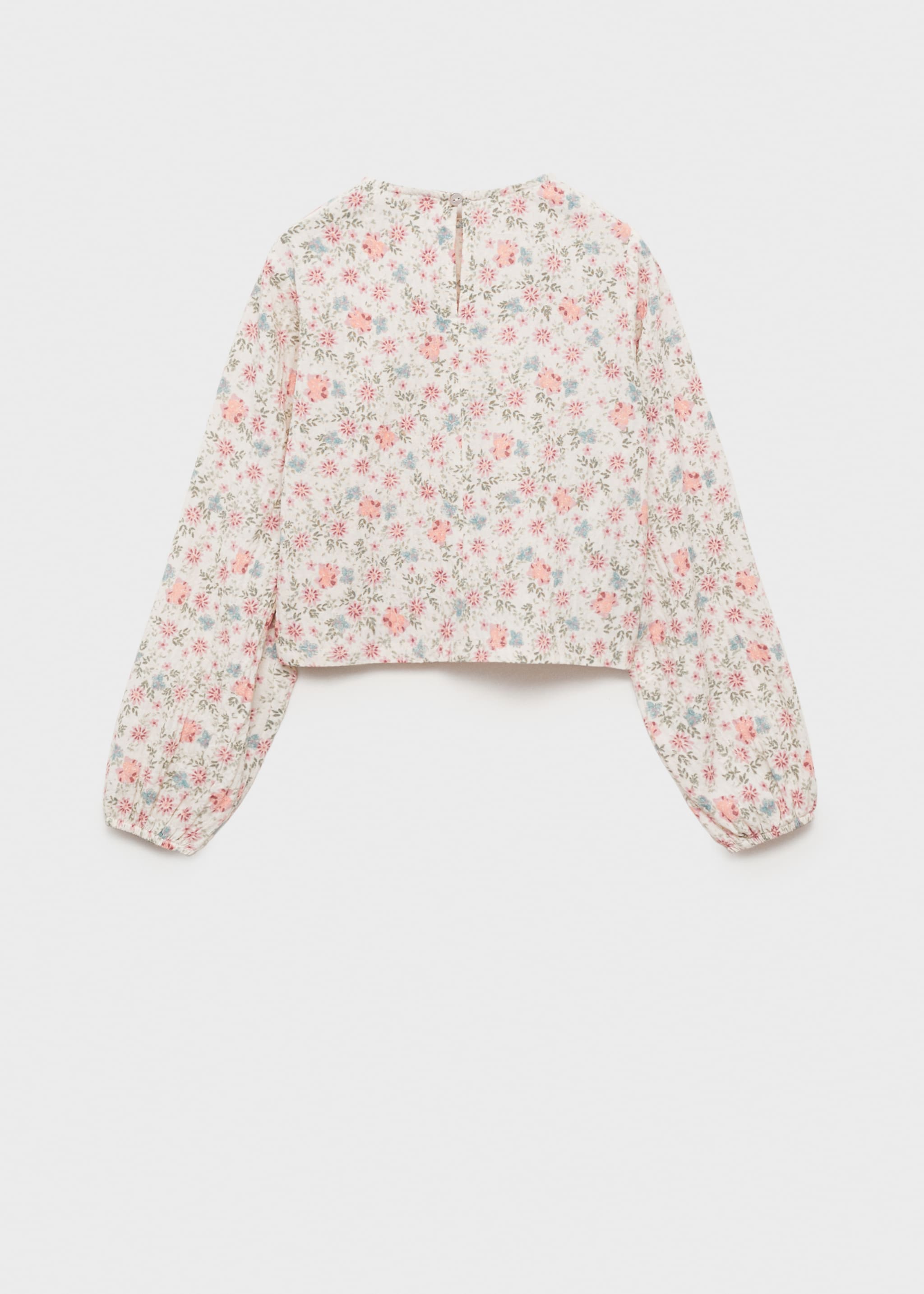 Floral print blouse - Reverse of the article