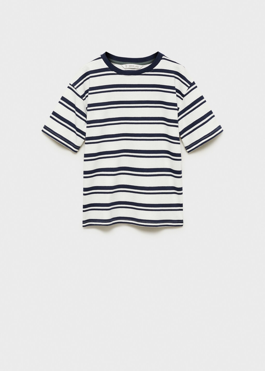 Striped cotton T-shirt - Kids | MANGO USA