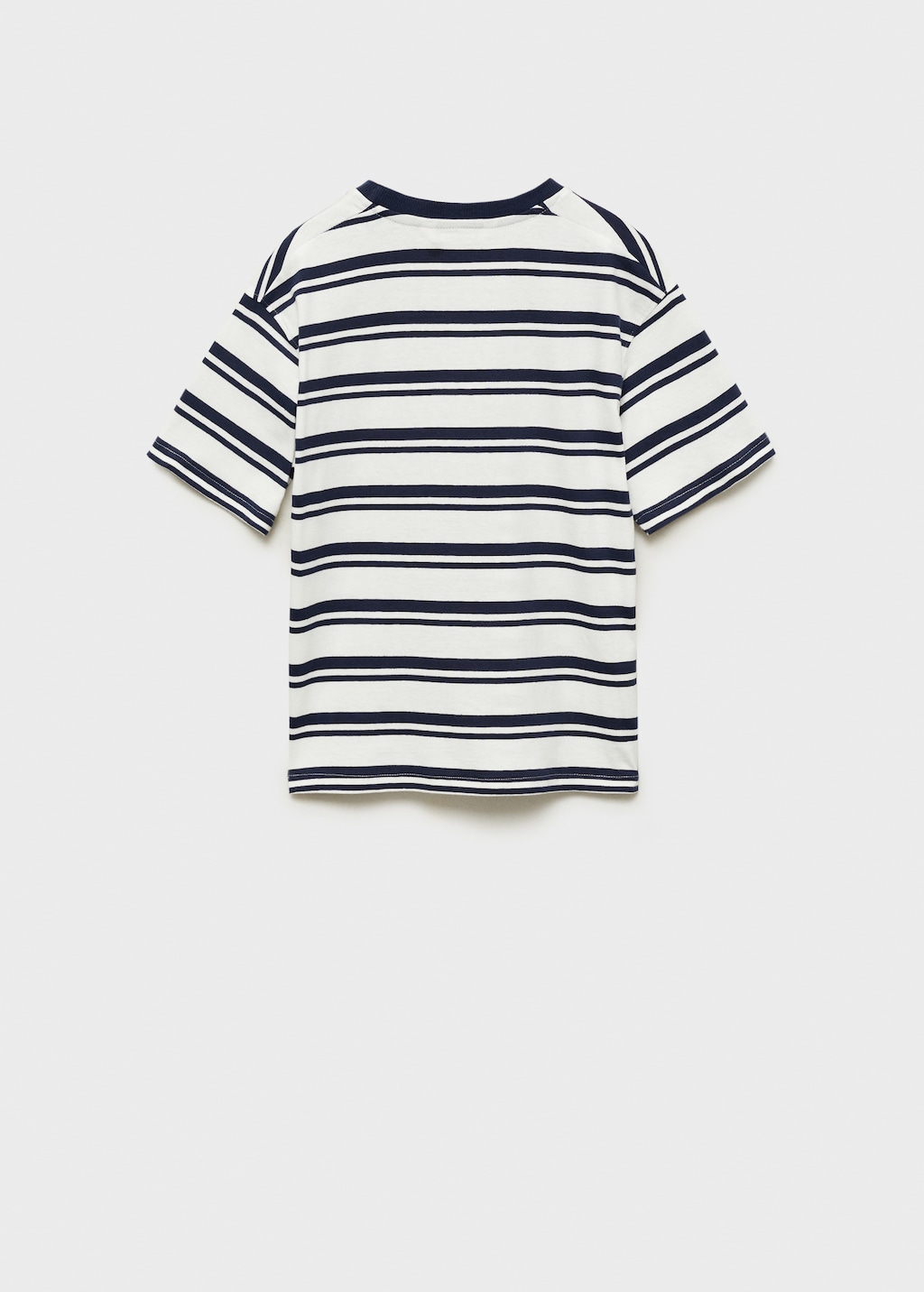 Tシャツ・カットソー SATUR All Day Cotton Stripe Short Sleeve T-Shirt Classic Nav Striped cotton T-shirt - Kids | MANGO USA
