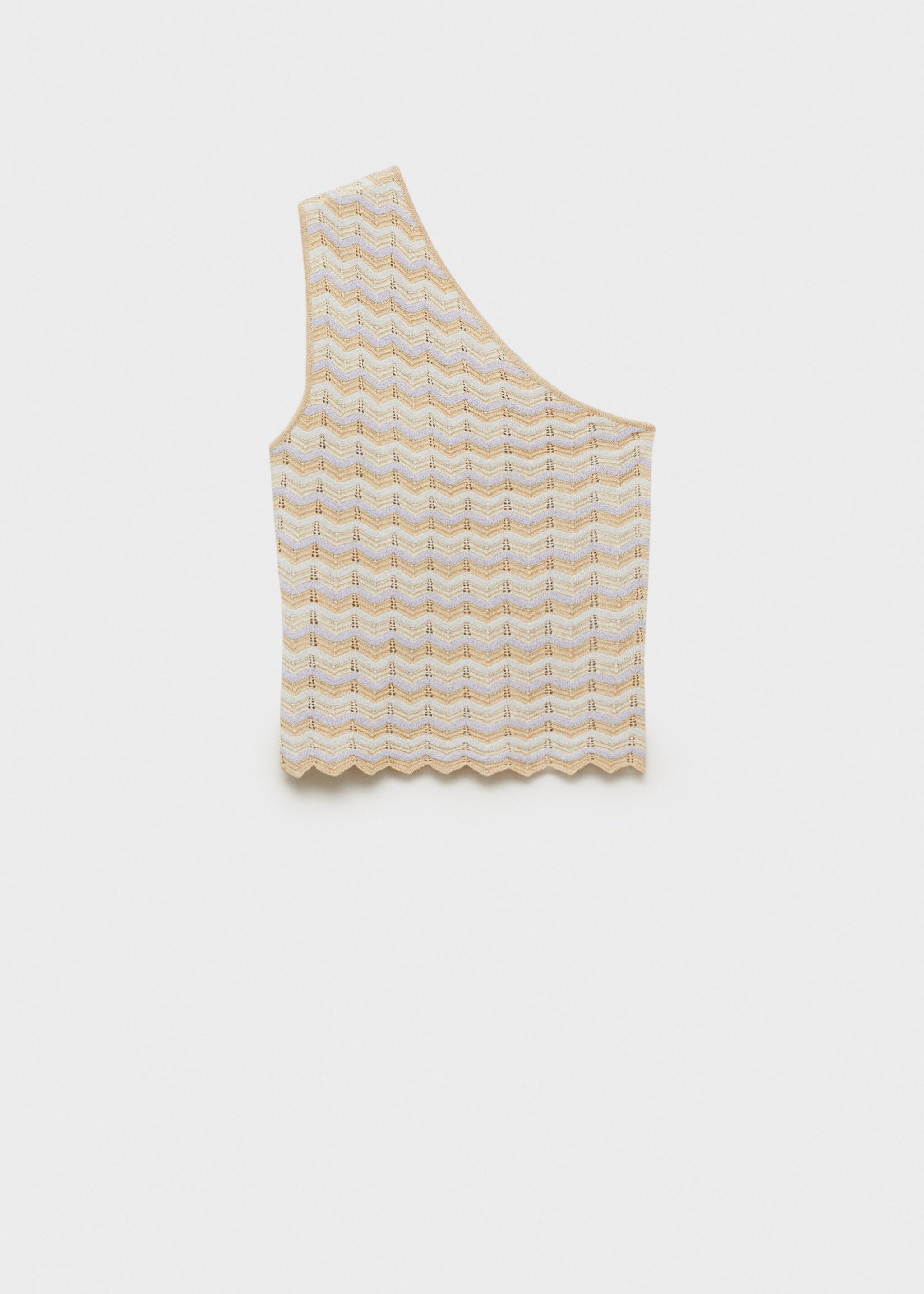 Asymmetrical lurex top - Article without model