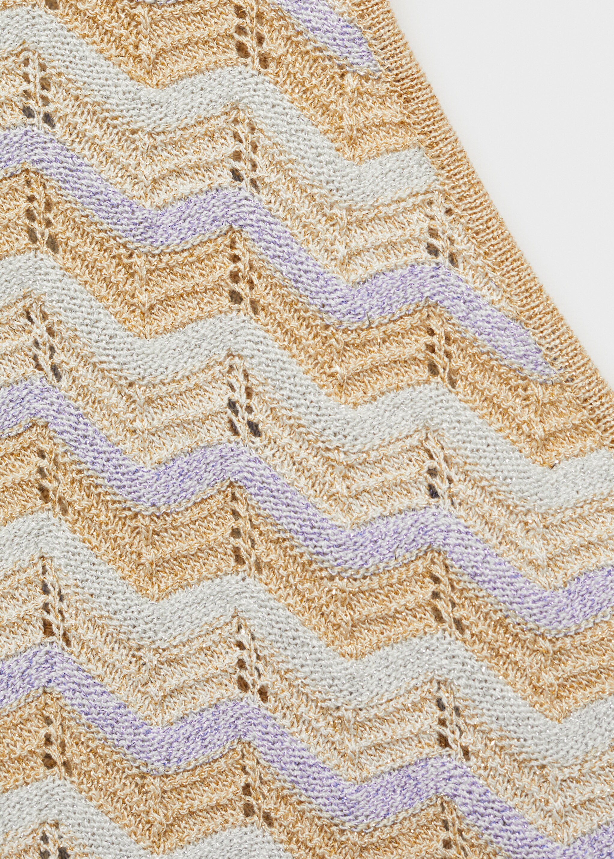 Asymmetrical lurex top - Details of the article 0