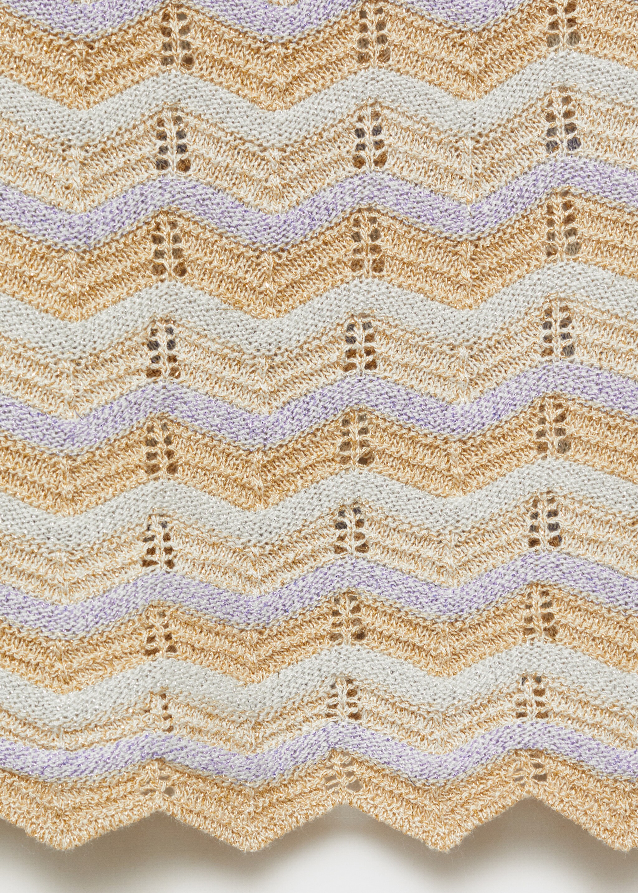 Asymmetrical lurex top - Details of the article 8