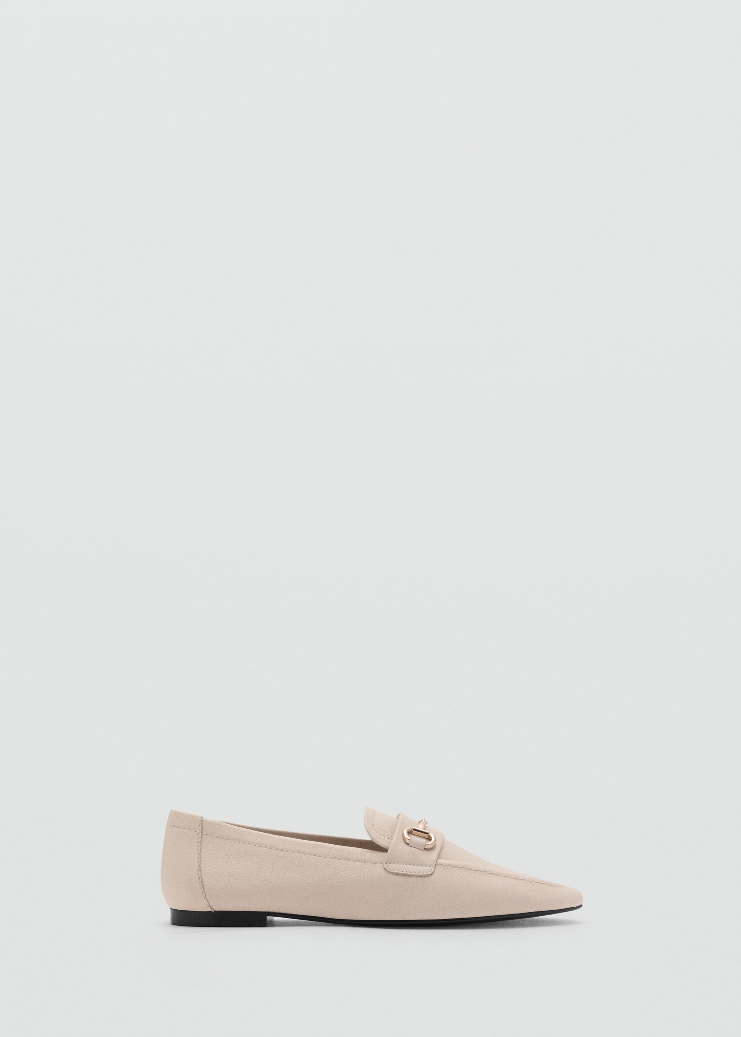 Buckle leather moccasins - Article without model