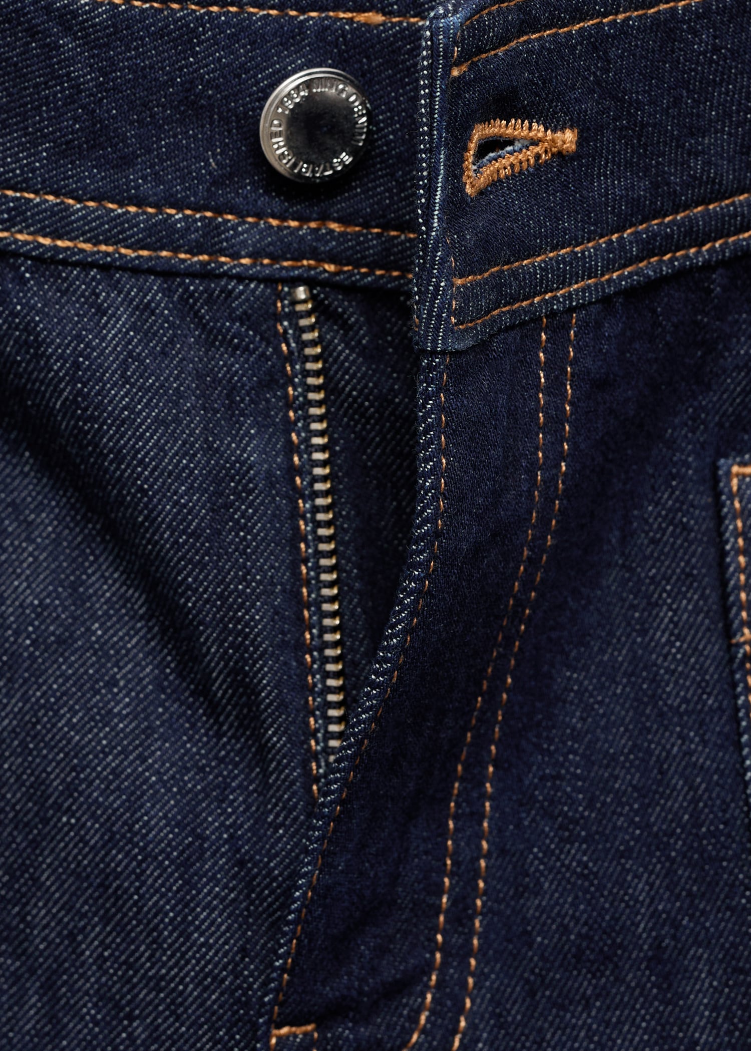 Wideleg-Rinse-Wash-Jeans mit Taschen - Detail des Artikels 8