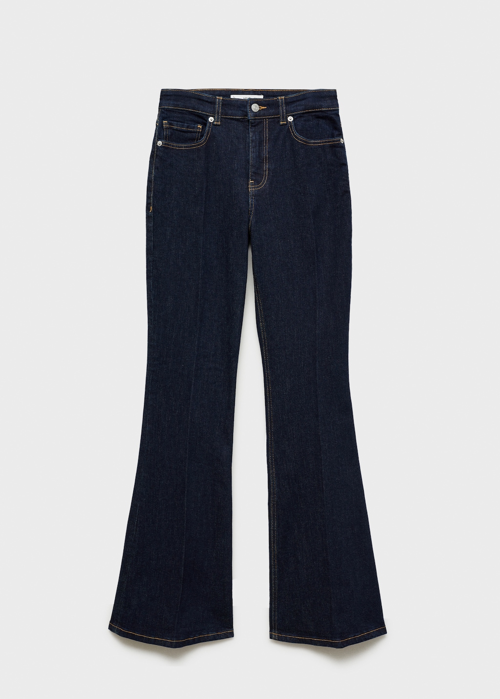 Mango Violeta mid-rise rinse-washed flared jeans thumbnail