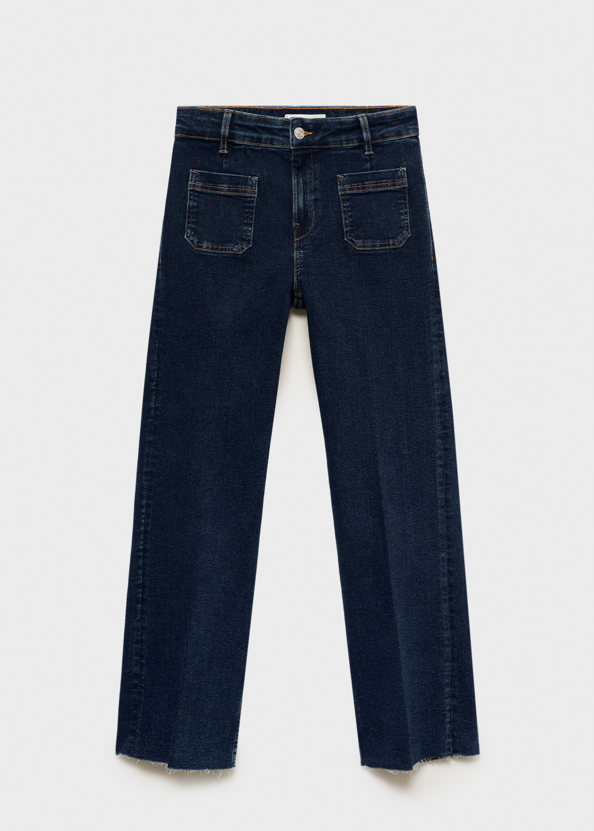 Jeans flare crop bolsillos - Artículo sin modelo