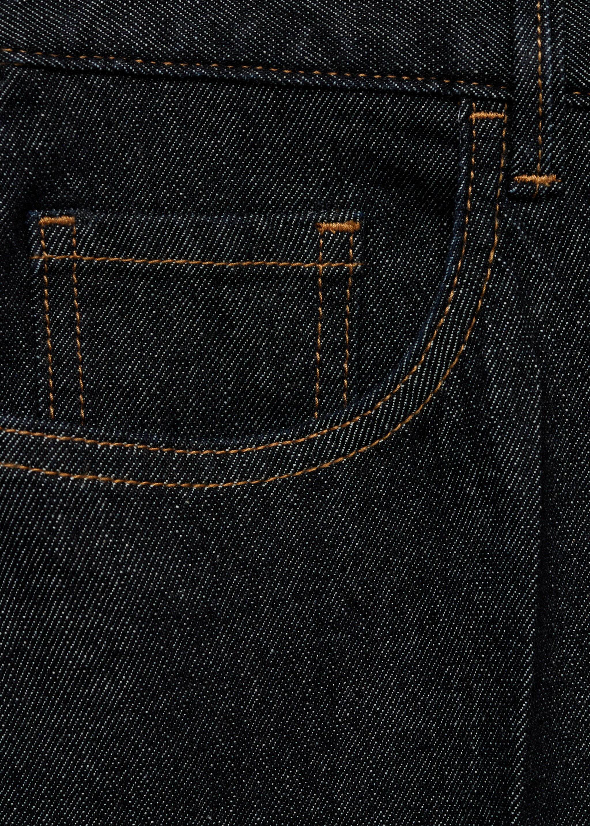 High-rise wide-leg rinse-wash jeans - Details of the article 8