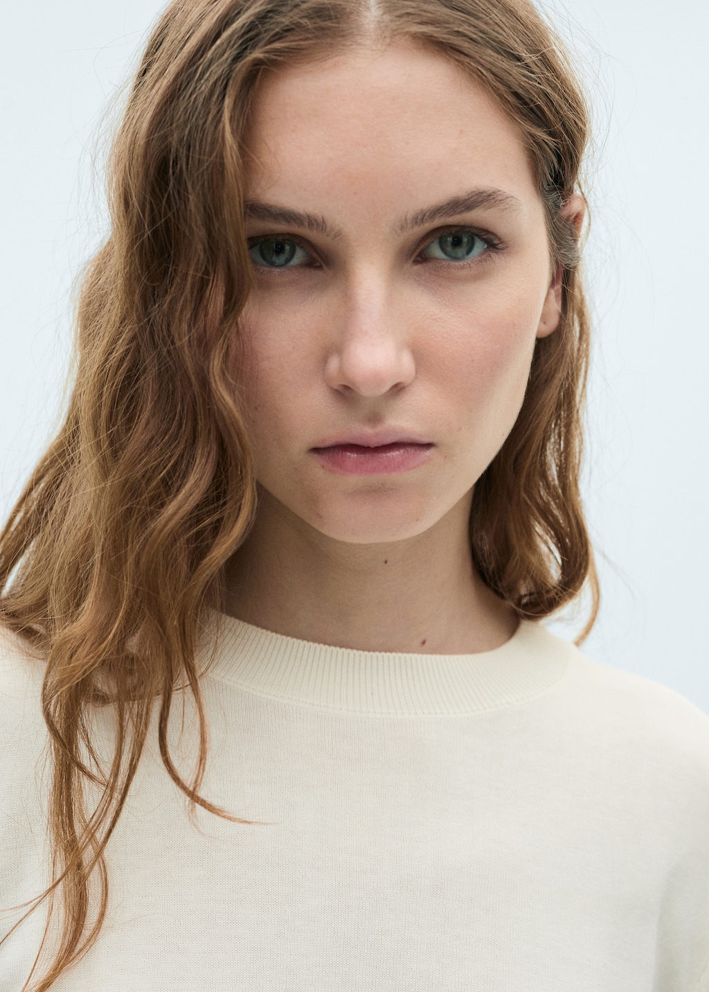 Silk-blend knitted sweater