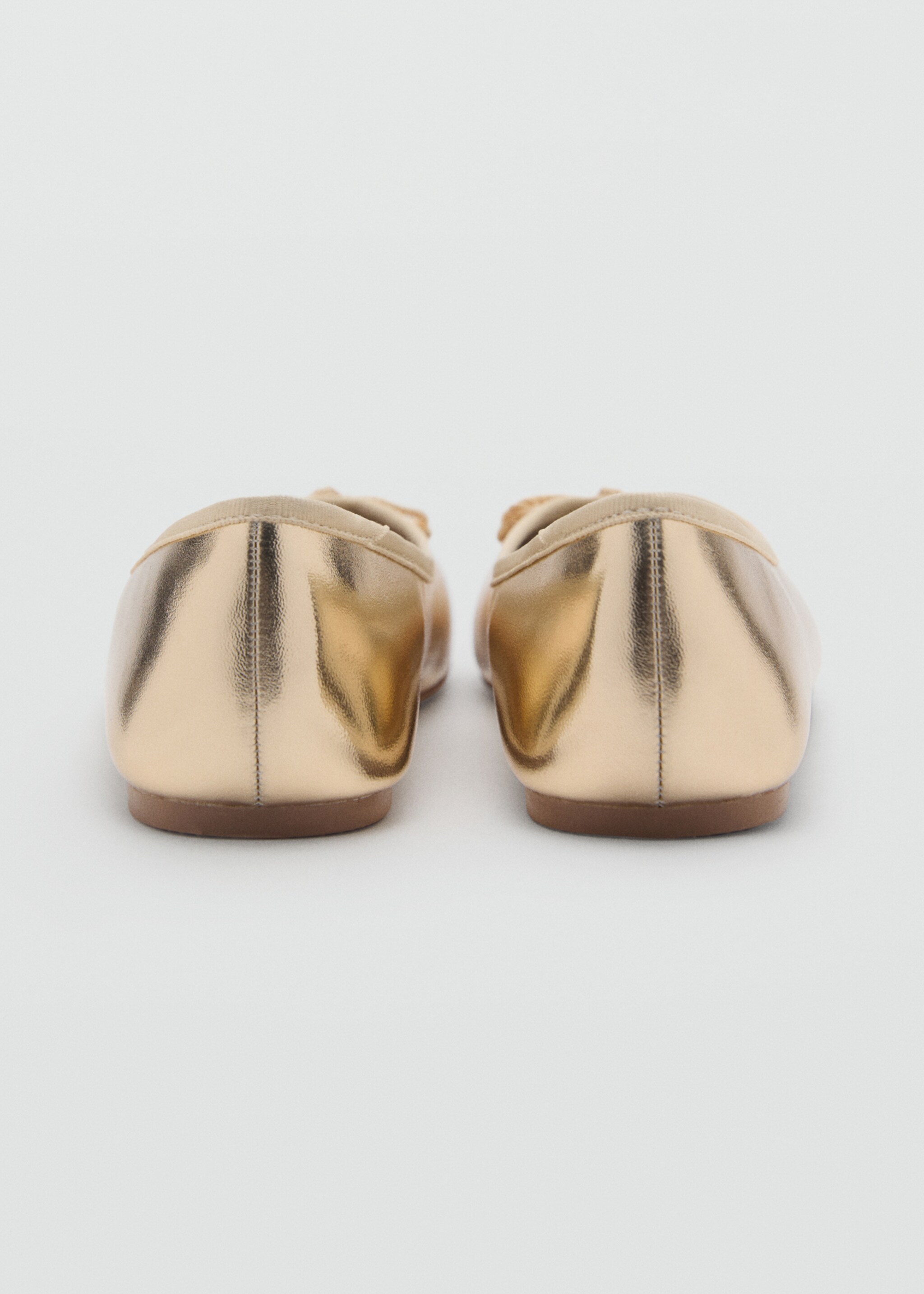 Metallic ballet flats with bow - Details of the article 2