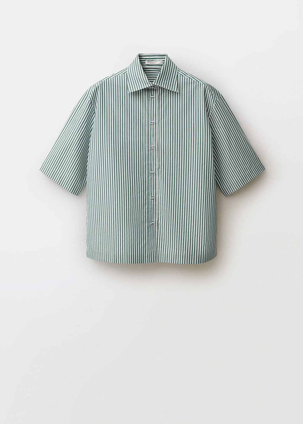 Short-sleeved striped cotton shirt - Women | MANGO USA Short-sleeved striped cotton shirt - Women | MANGO USA