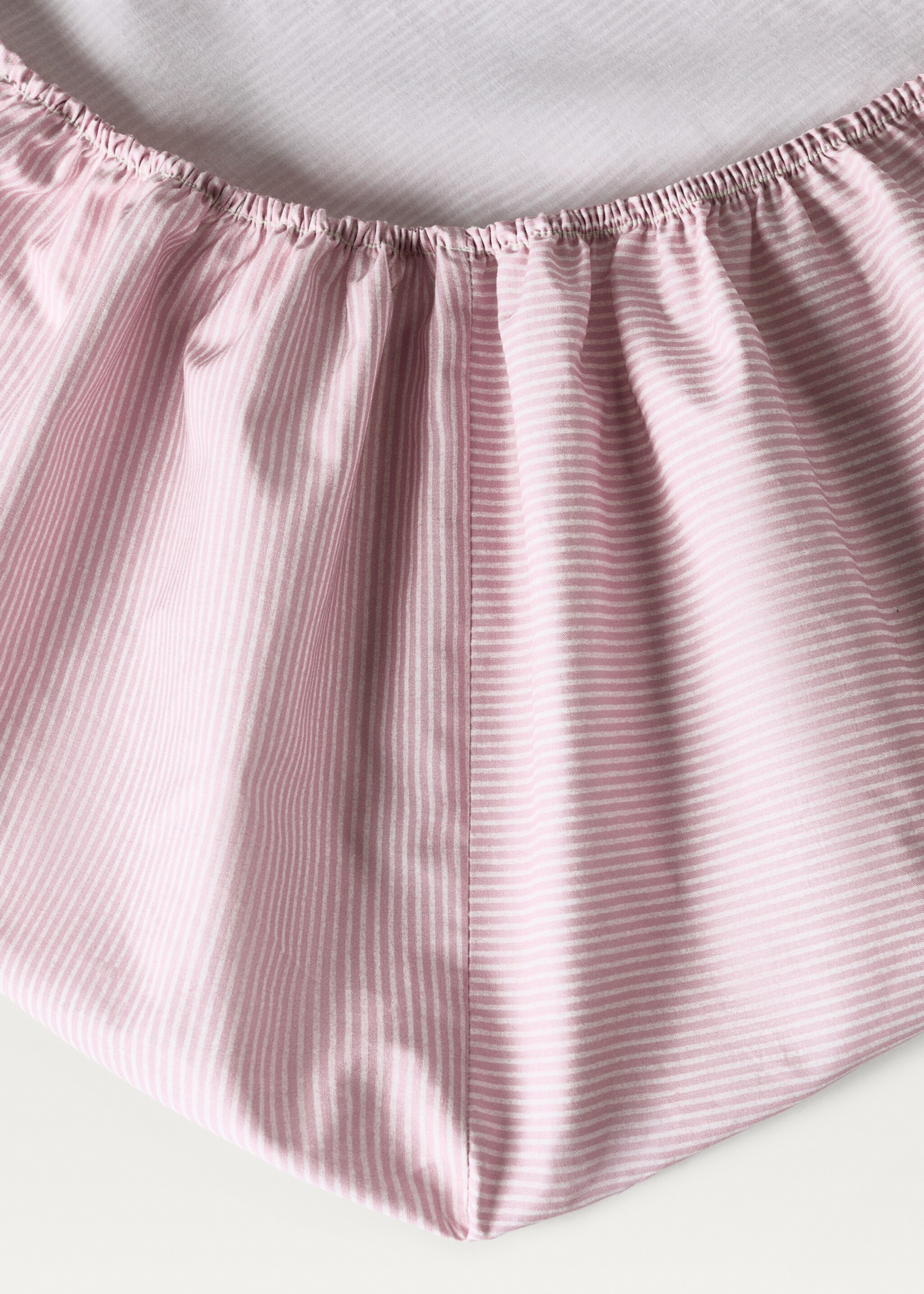 Children’s cotton percale striped bed 90 cm - Details of the article 1