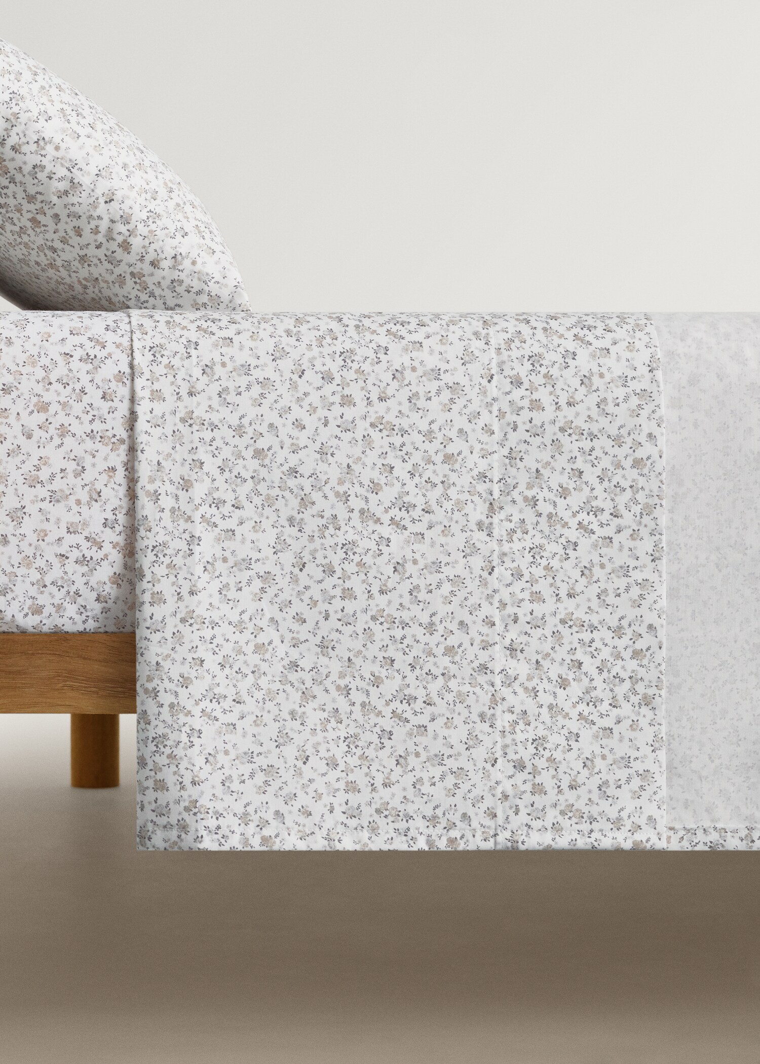 Cotton percale printed cotton top sheet for cot - Article without model