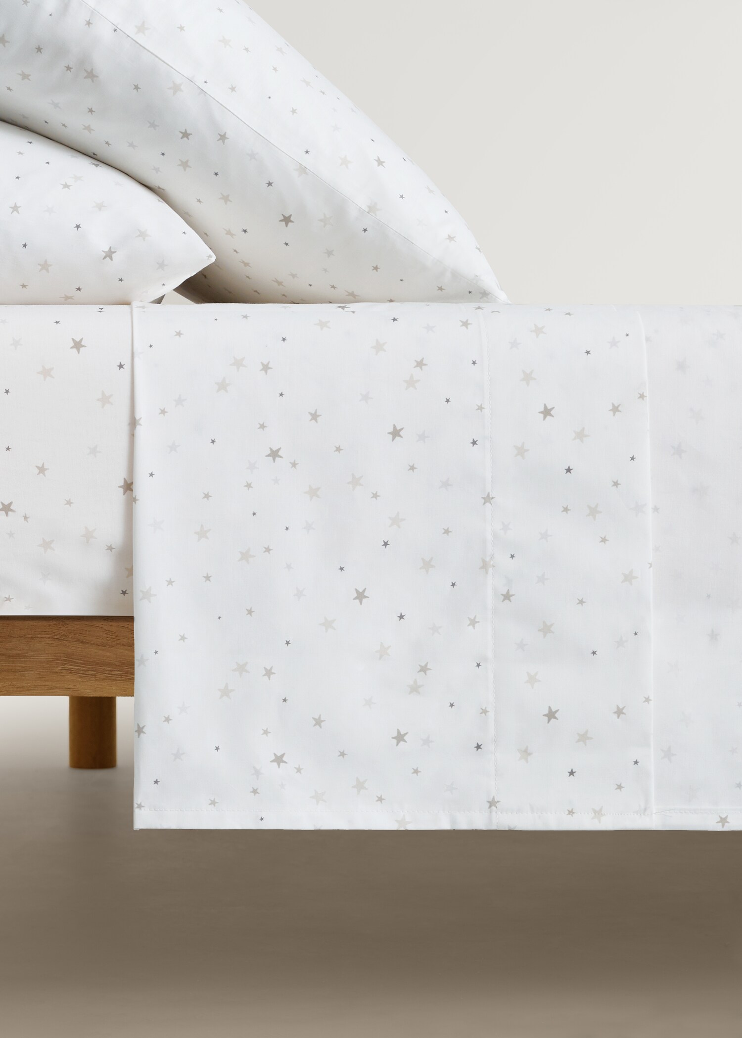 Drap plat berceau percale de coton imprimé - Article sans modèle