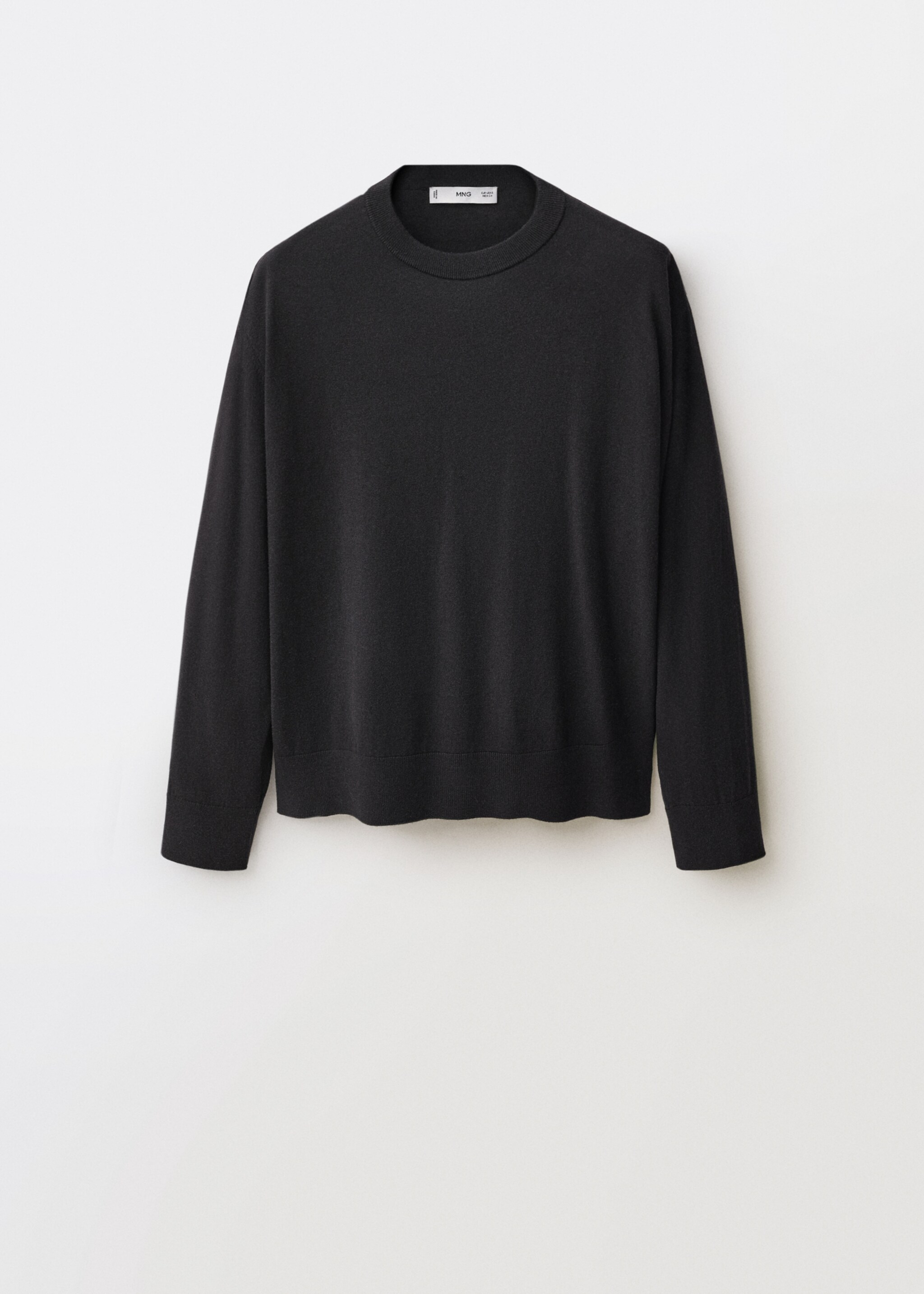 Wool-blend round-neck sweater - Article without model