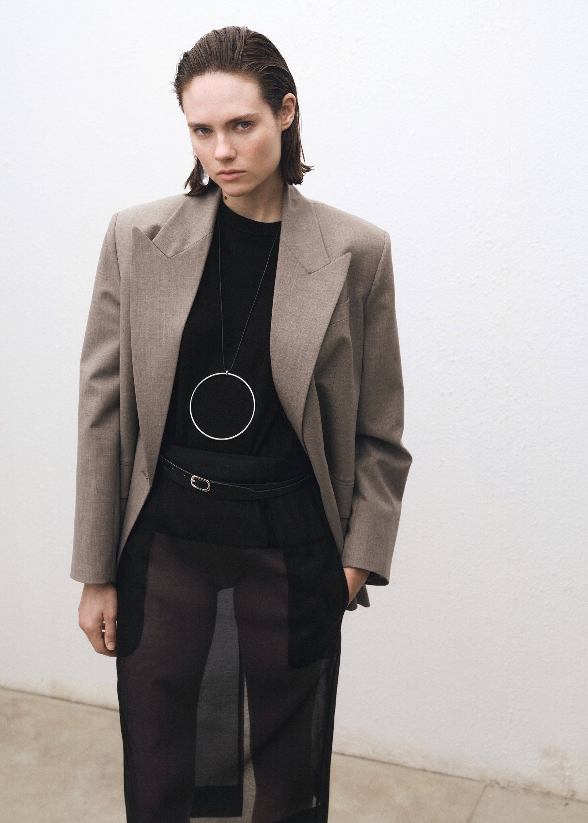 Wool-blend round-neck sweater - Details of the article 2
