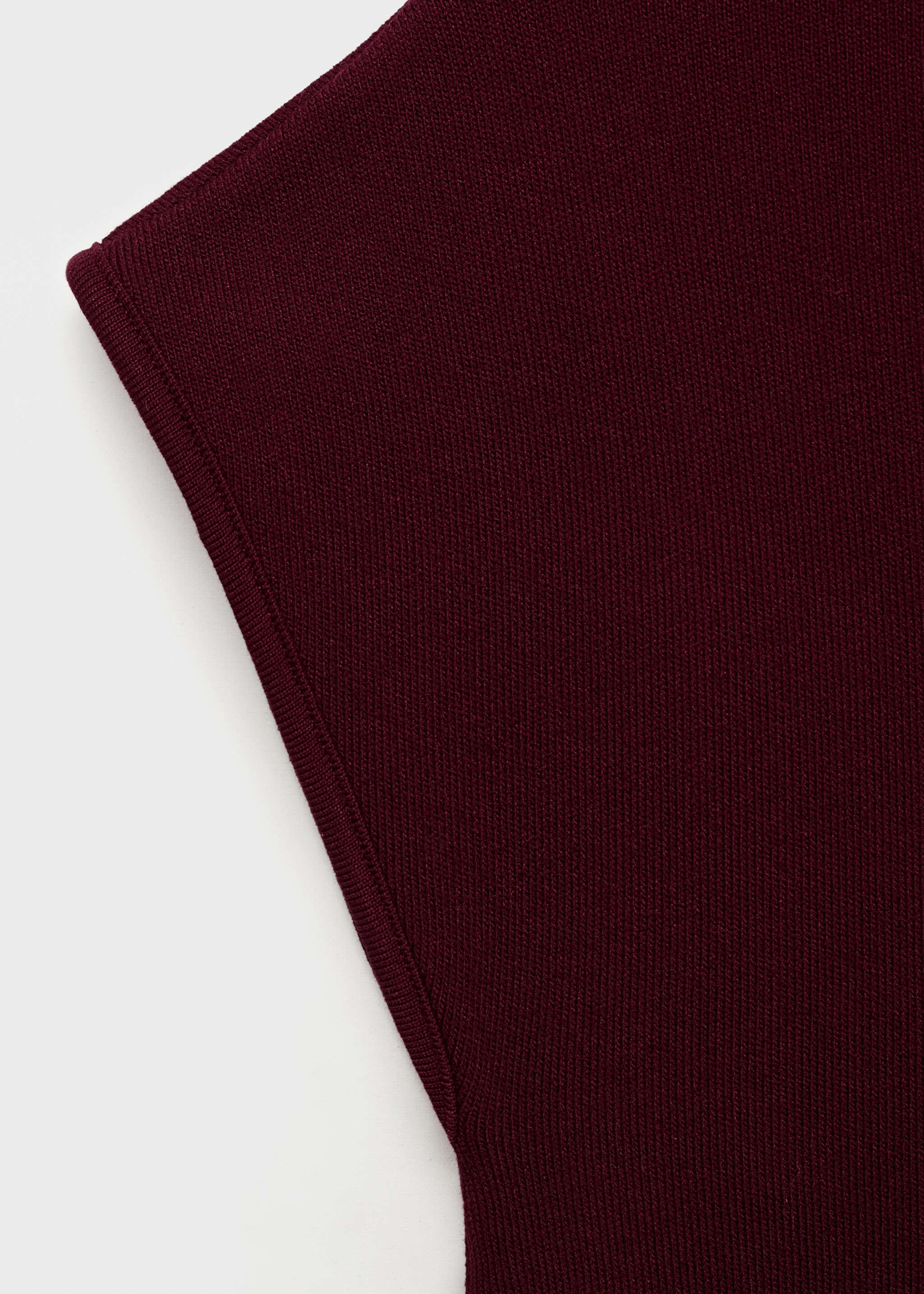 Short-sleeved fine-knit sweater - Details of the article 0
