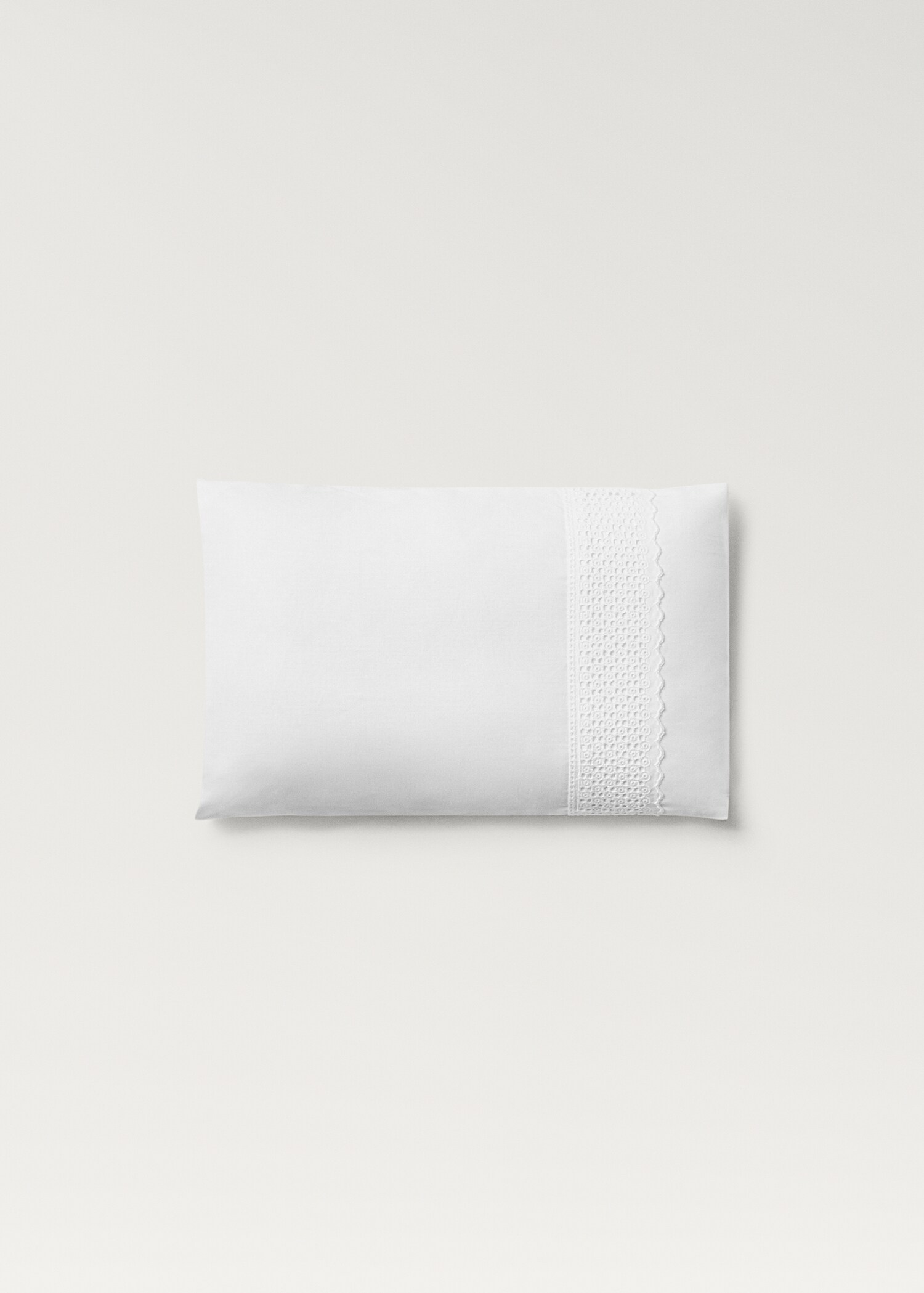Ensemble drap plat et taie d’oreiller mini berceau brodé - Détail de l'article 2