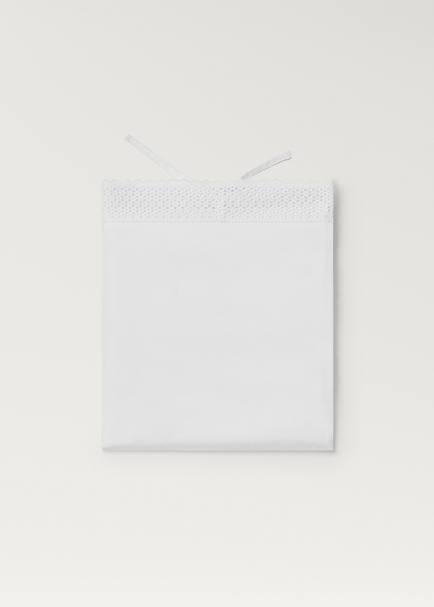 Ensemble drap plat et taie d’oreiller mini berceau brodé - Détail de l'article 5