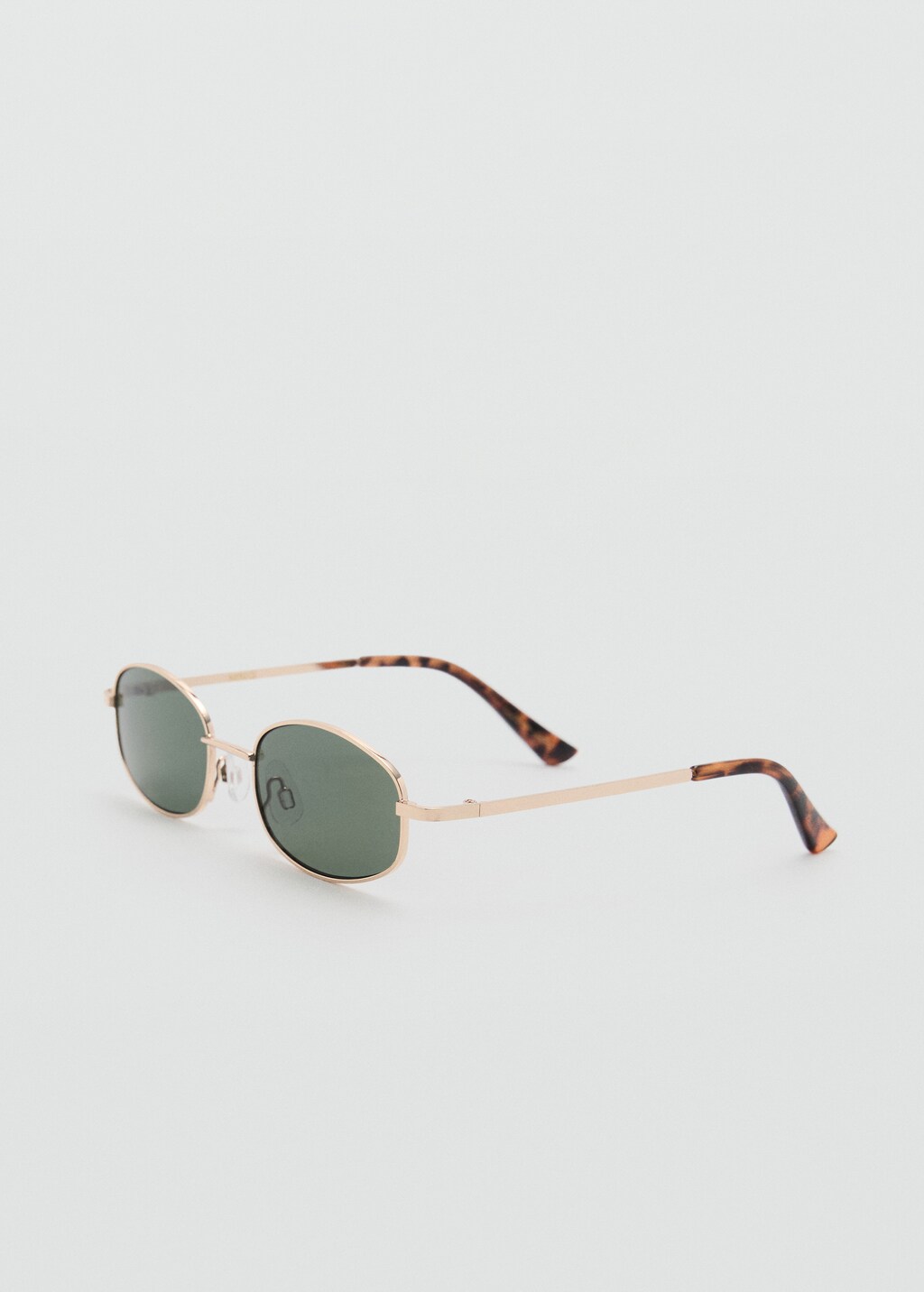 Lunettes De Soleil Femme - Monture Couleur Cuivre, Forme Octogonale - Occasion