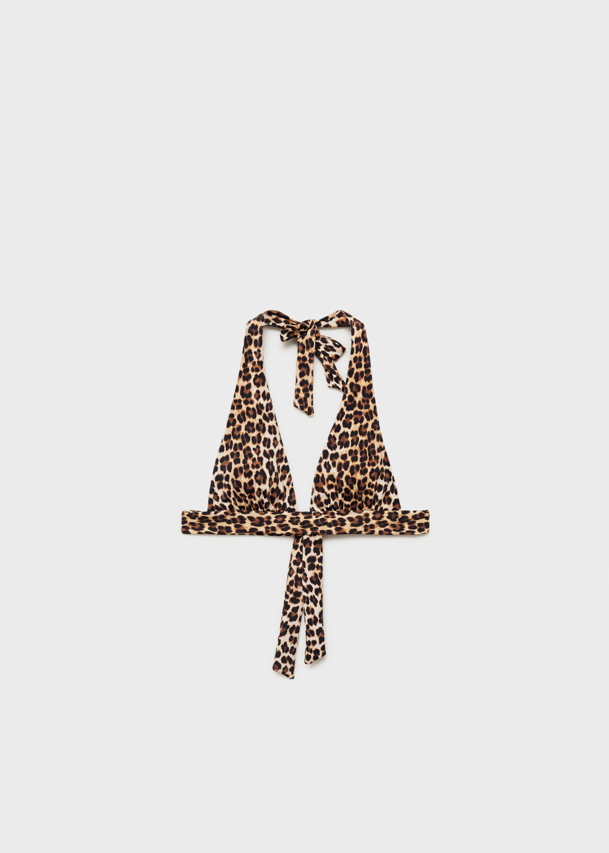 Leopard-print bikini top - Article without model