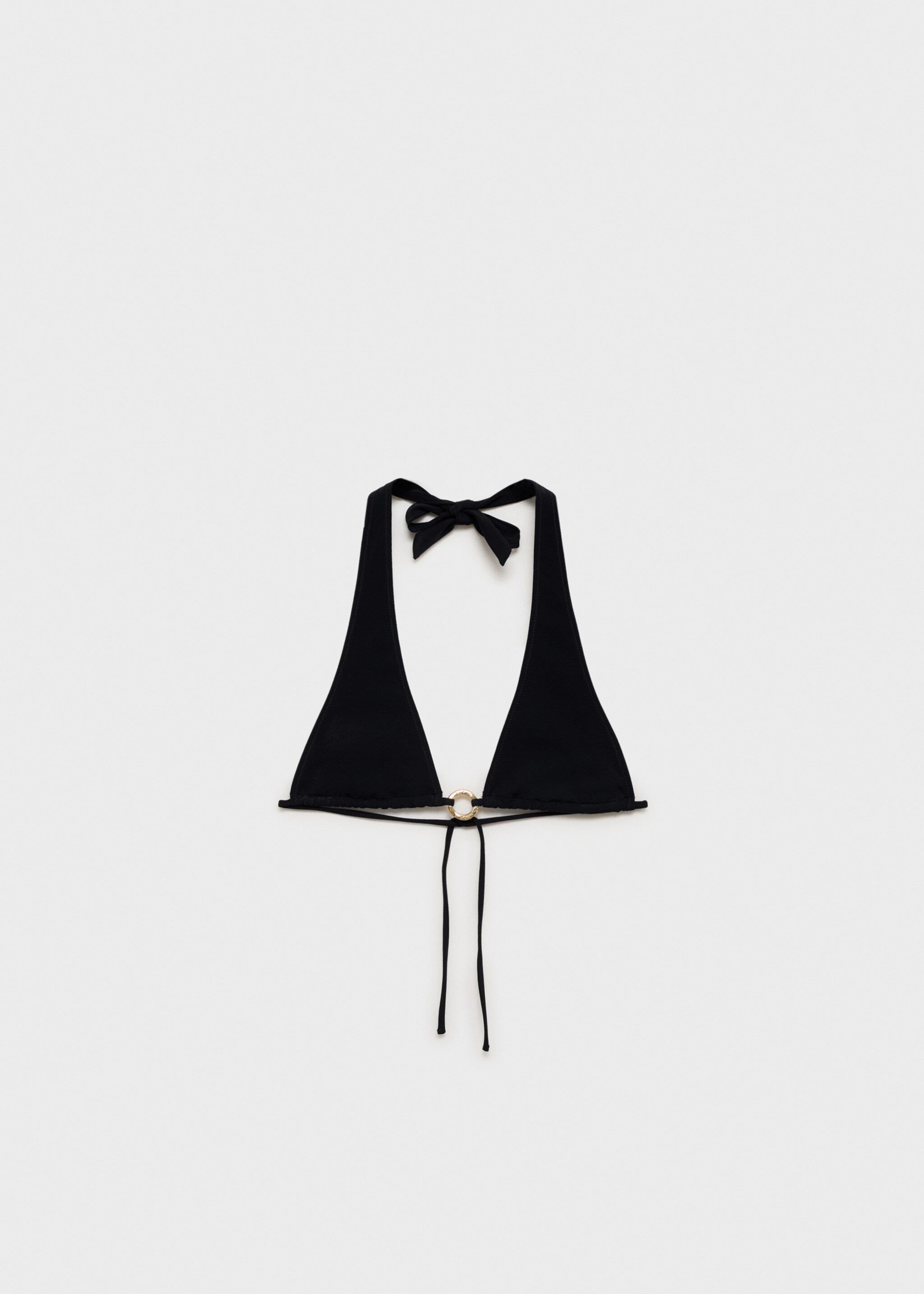 Bikini top with decorative ring - Article without model