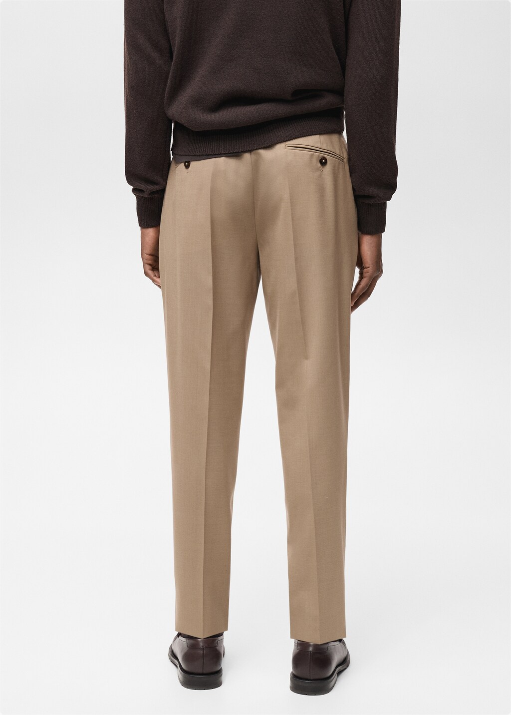 Turin 100% virgin wool suit pants - Men | MANGO USA Turin 100% virgin wool suit pants - Men | MANGO USA
