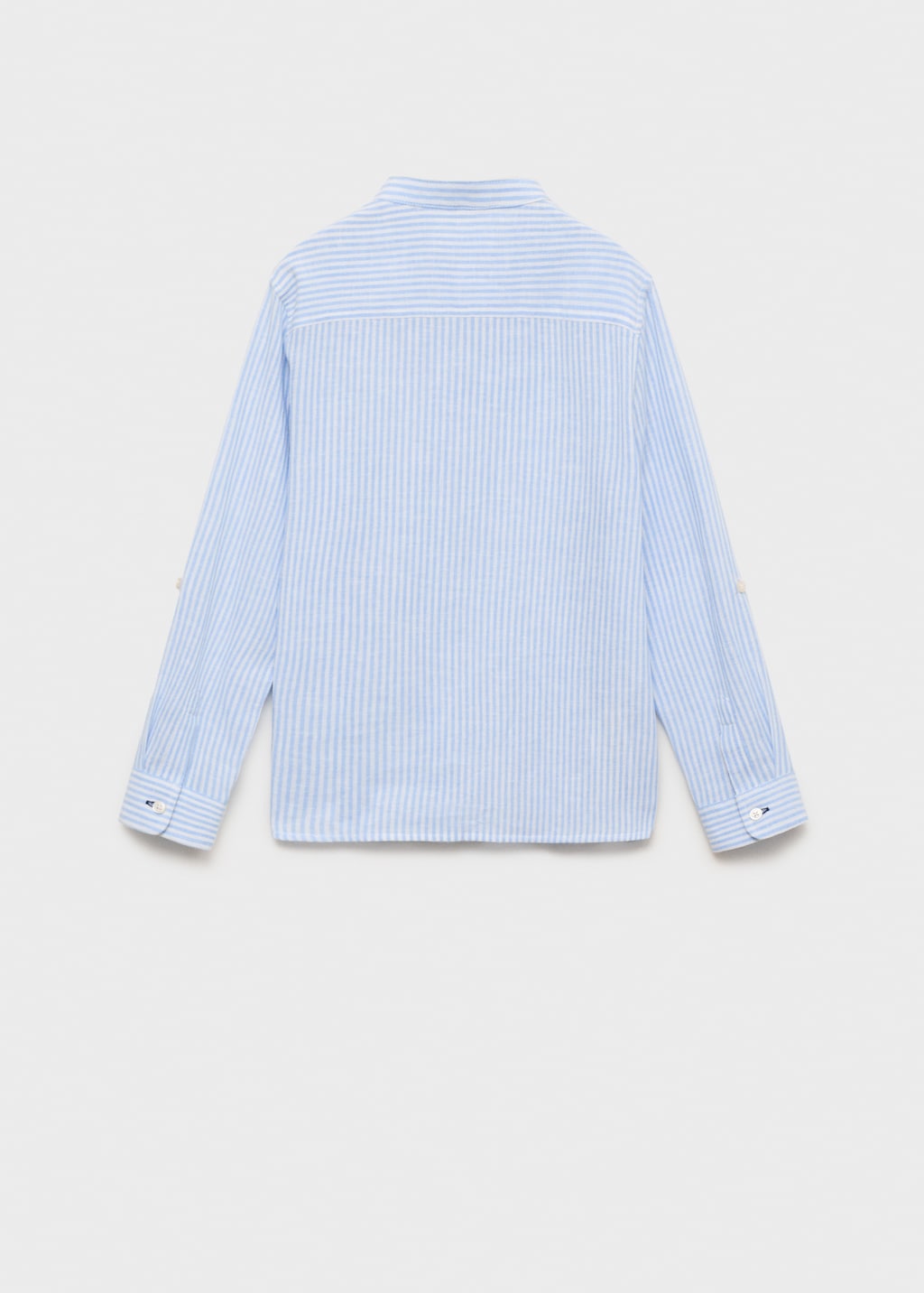 Striped cotton linen shirt - Kids | MANGO USA